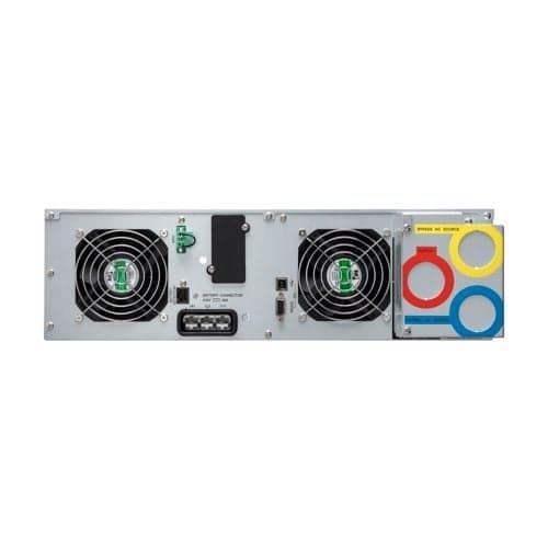 Eaton 9E 11000i - UPS (montável em bastidor) - AC 230 V - 10 kW - 11000 VA - 1 fase - 20 bateria x - ácido de chumbo - RS-232, USB - 6U - 19" - preto — miniatura 4