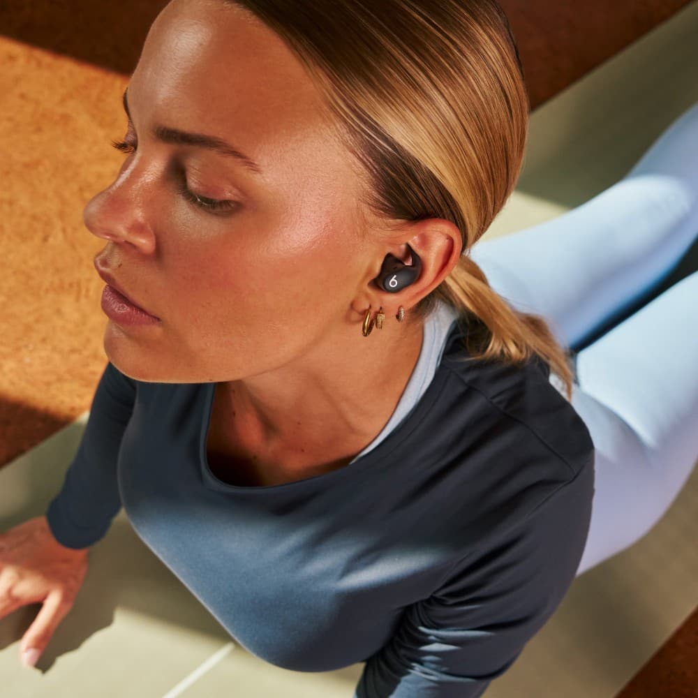Beats Powerbeats Fit - Auscultadores sem fios com microfonoe - intra-auricular - bluetooth - cancelamento de ruído activo - preto jacto — miniatura 2