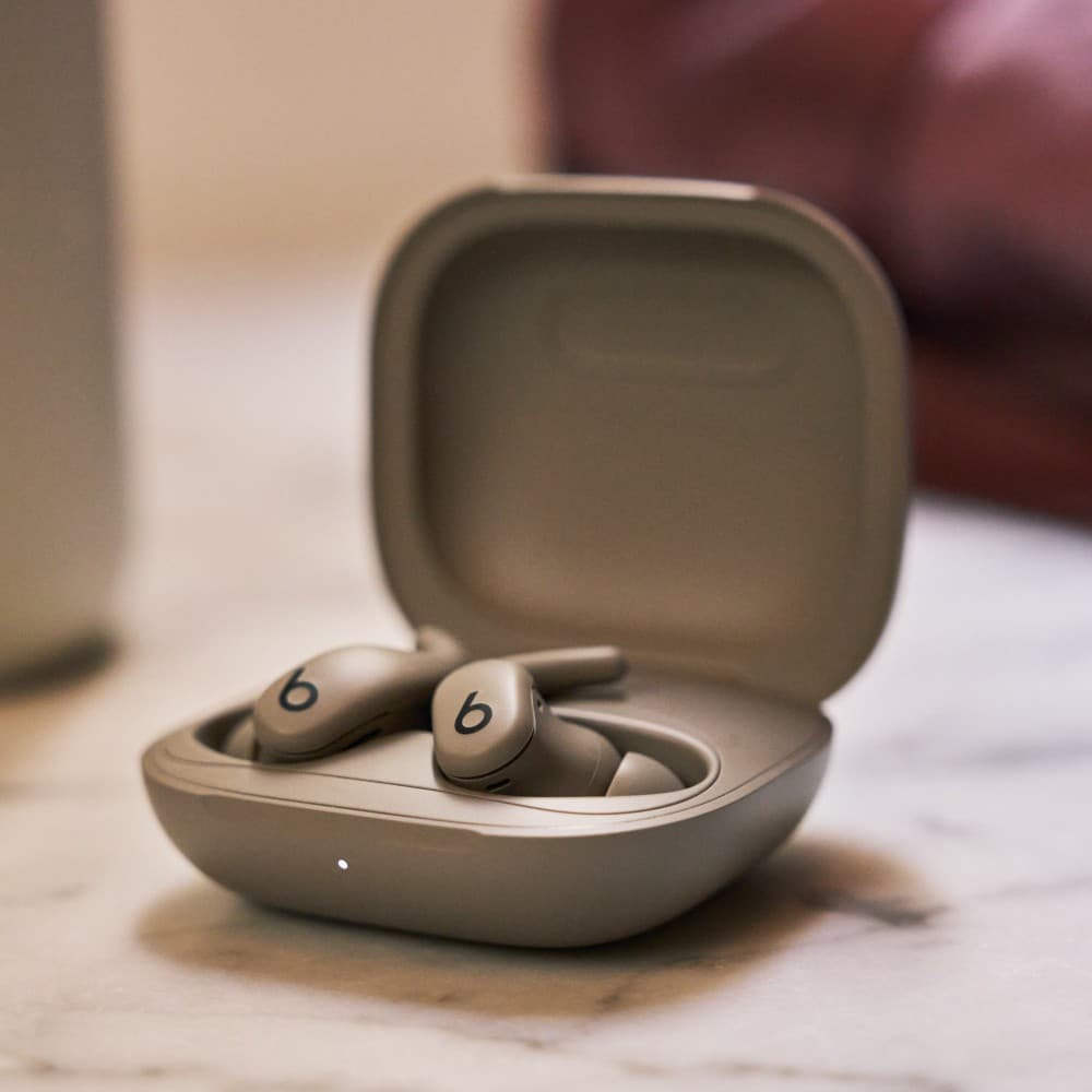 Beats Powerbeats Fit - Auscultadores sem fios com microfonoe - intra-auricular - bluetooth - cancelamento de ruído activo - cinzento gravilha — miniatura 5