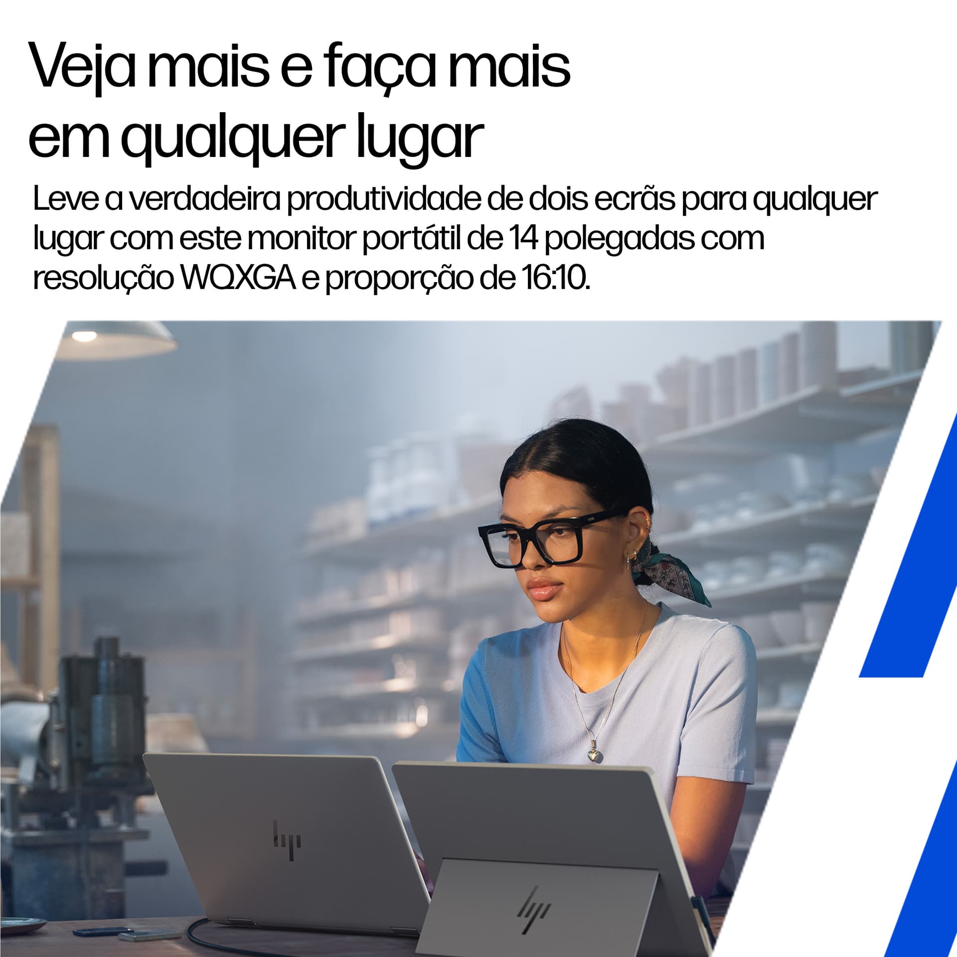 HP Series 5 Pro Monitor portátil WQXGA Série 5 Pro de 14 polegadas - 514pn — miniatura 11