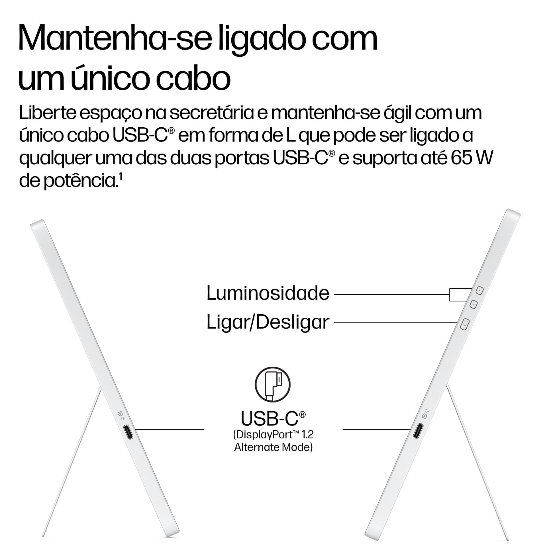 HP Series 5 Pro Monitor portátil WQXGA Série 5 Pro de 14 polegadas - 514pn — miniatura 7