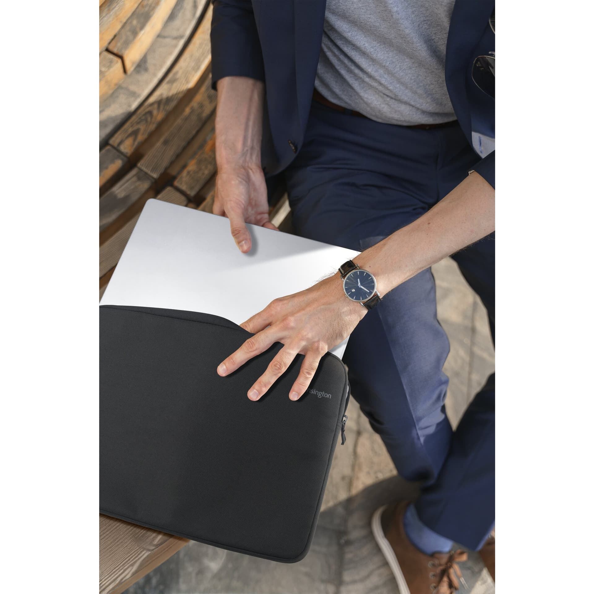 Kensington Sleeve para portátil EQ Classic 15.6" — miniatura 2