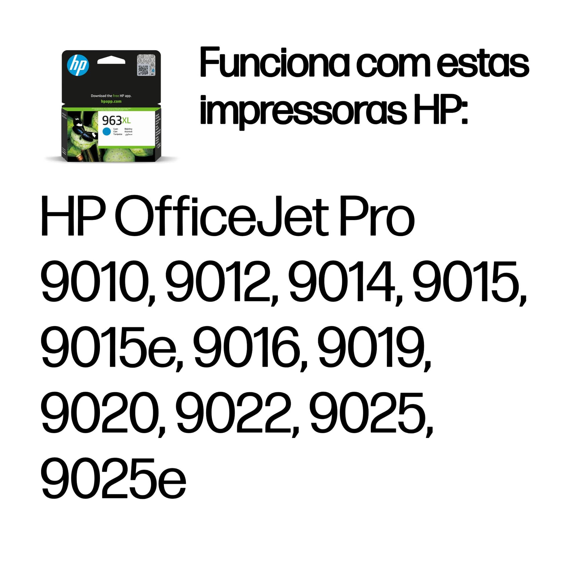 HP Tinteiro Original 963XL Ciano de elevado rendimento — miniatura 2
