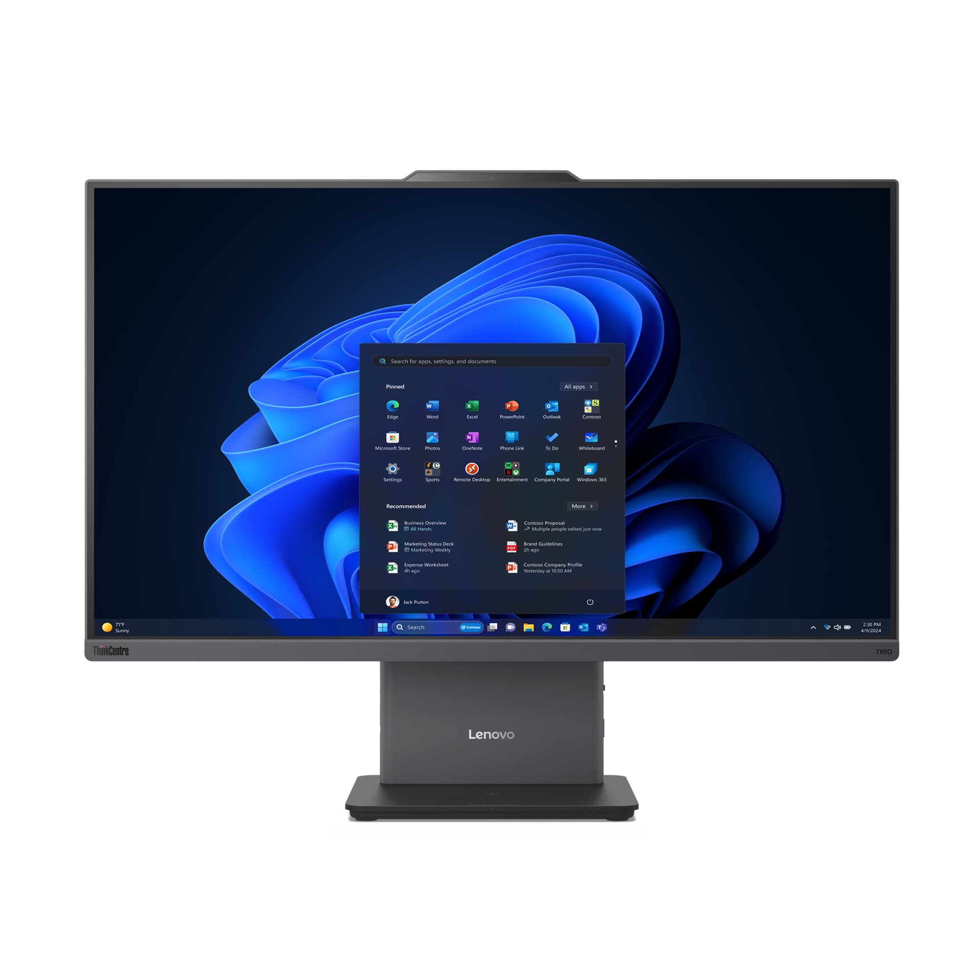 Lenovo ThinkCentre neo 50a 27 Gen 5 — miniatura 1