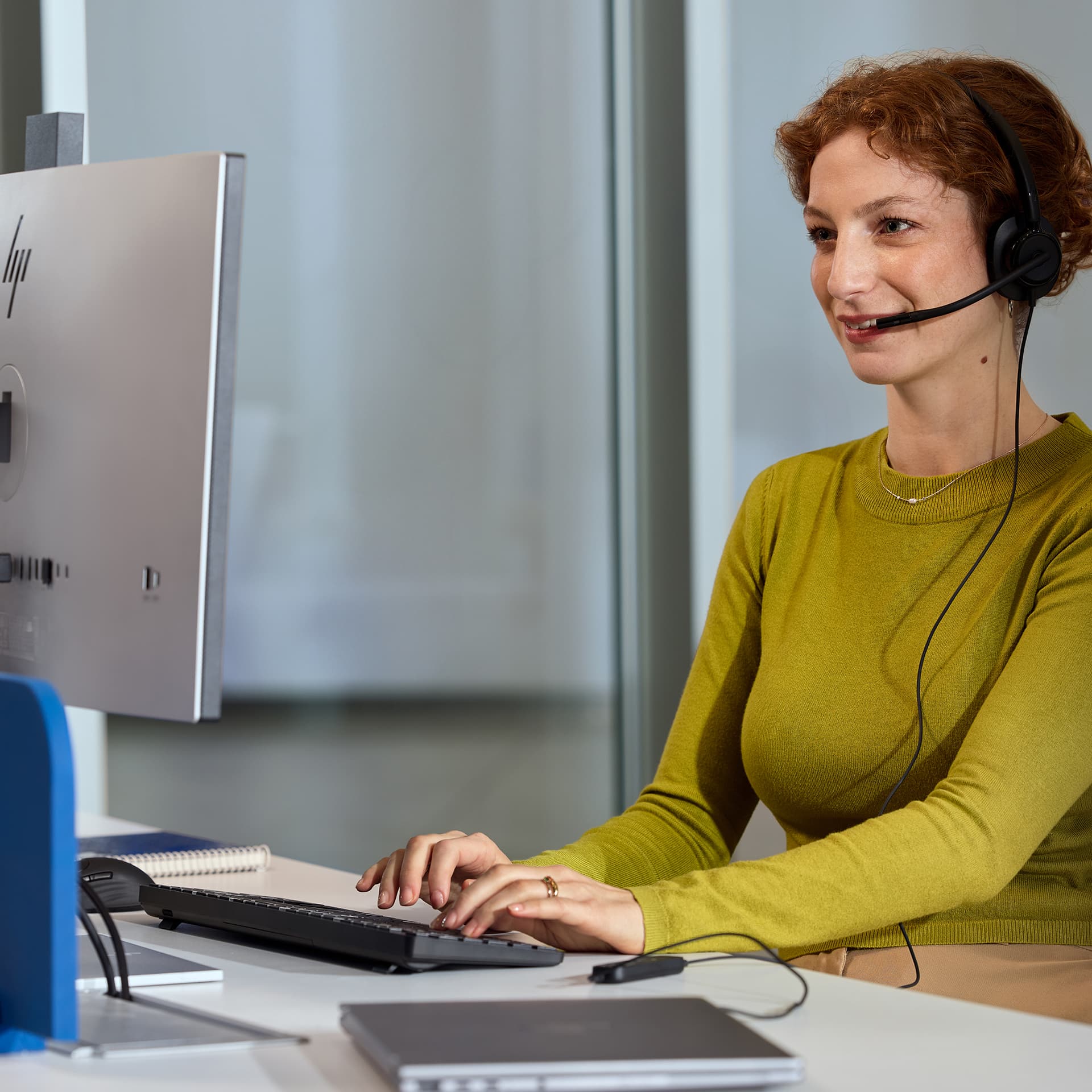HP Poly Headset monaural USB com fios Mission 415 — miniatura 10