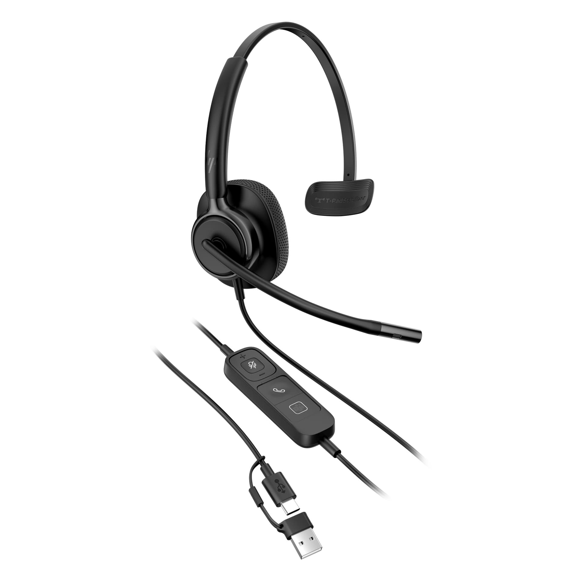 HP Poly Headset monaural USB com fios Mission 415 — miniatura 7