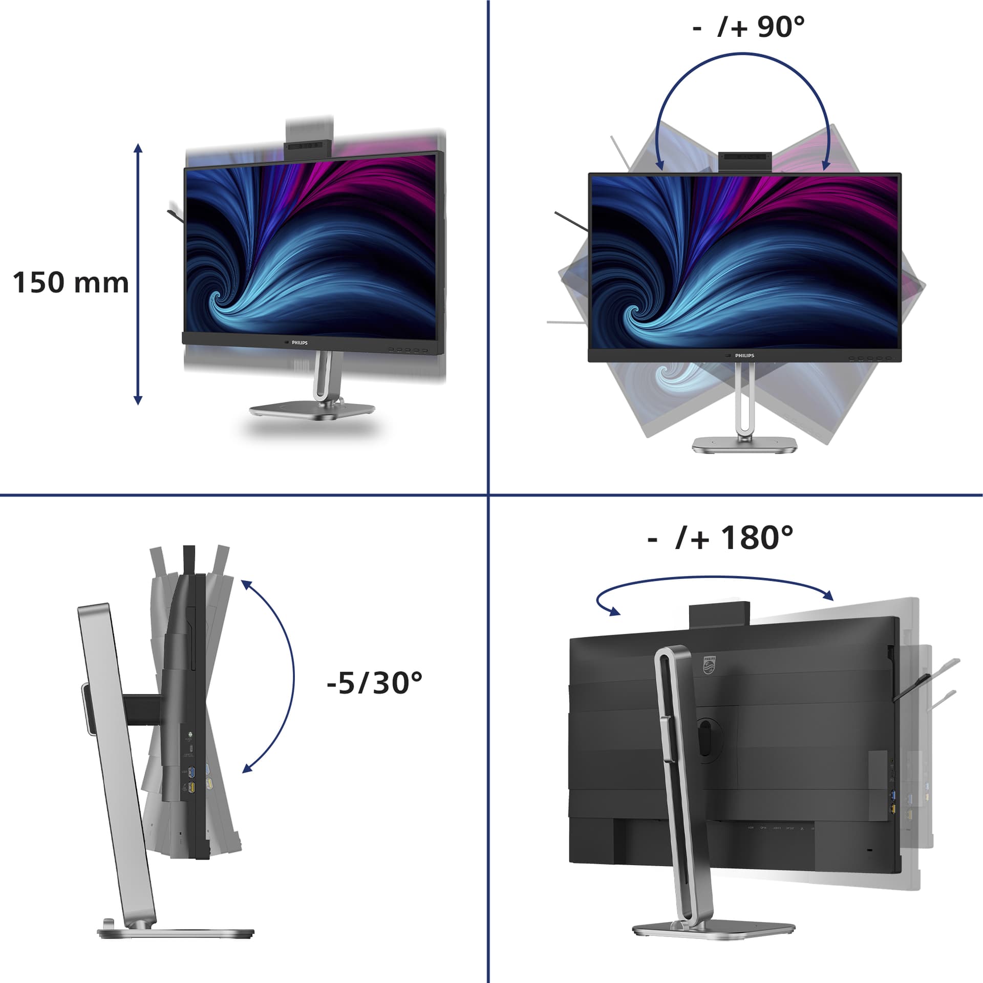 Philips 27B2U4601H/00 — miniatura 3