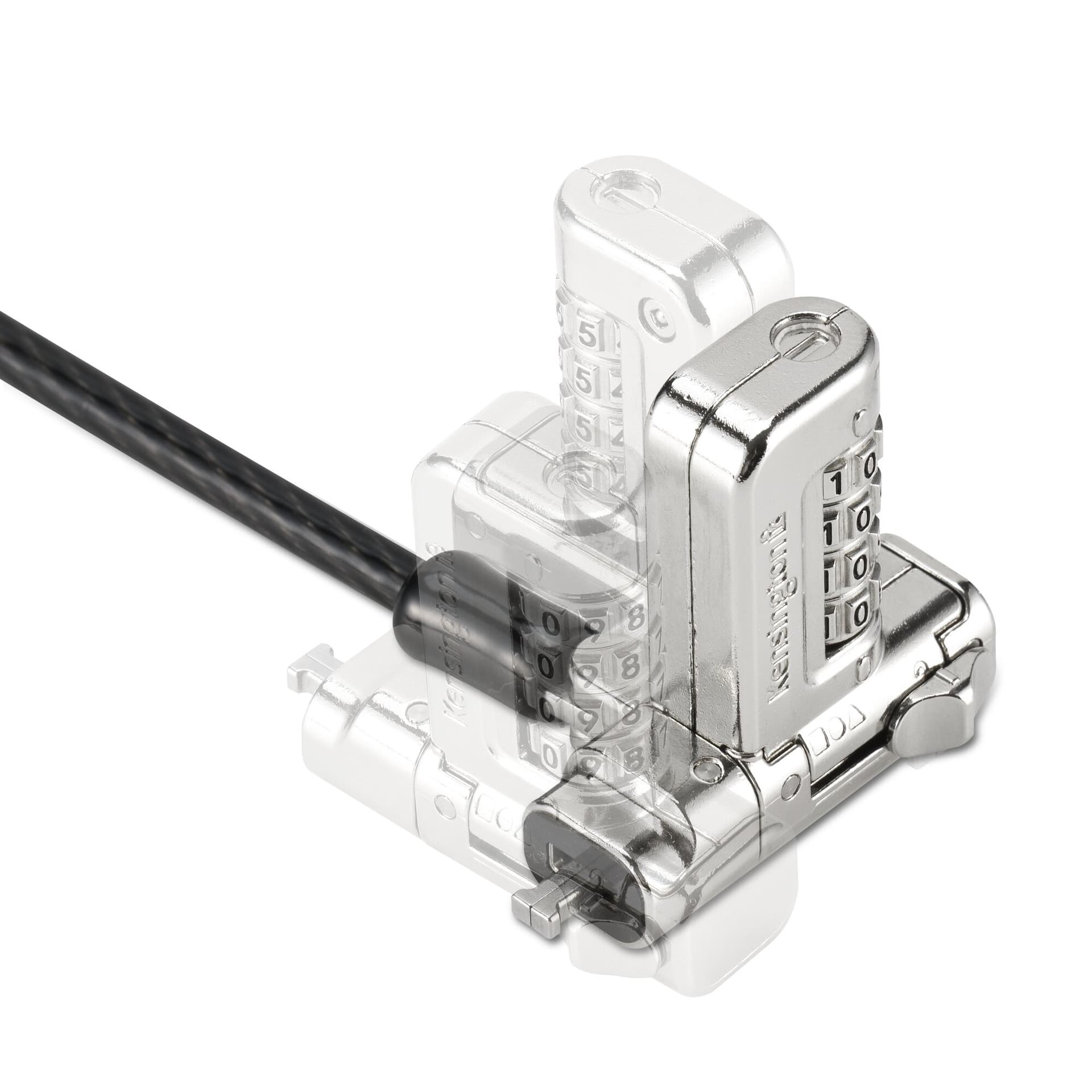 Kensington Cadeado de portátil 3-em-1 2.0 com combinação universal — miniatura 3