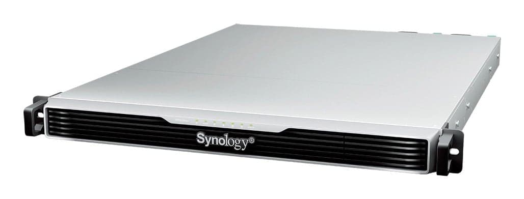 Synology RackStation RS1626xs+ - Servidor NAS - 4 baias - montável em bastidor - SATA 6Gb/s - RAID (expansão de disco rígido) RAID F1, JBOD, 0, 1, 5, 6, 10 - RAM 16 GB - 10 Gigabit Ethernet - iSCSI assistência - 1U — miniatura 2
