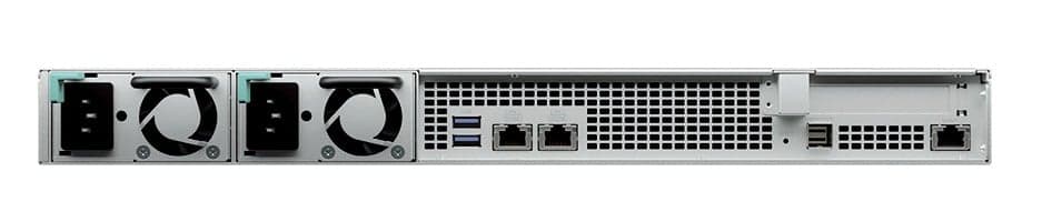 Synology RackStation RS1626xs+ - Servidor NAS - 4 baias - montável em bastidor - SATA 6Gb/s - RAID (expansão de disco rígido) RAID F1, JBOD, 0, 1, 5, 6, 10 - RAM 16 GB - 10 Gigabit Ethernet - iSCSI assistência - 1U — miniatura 4