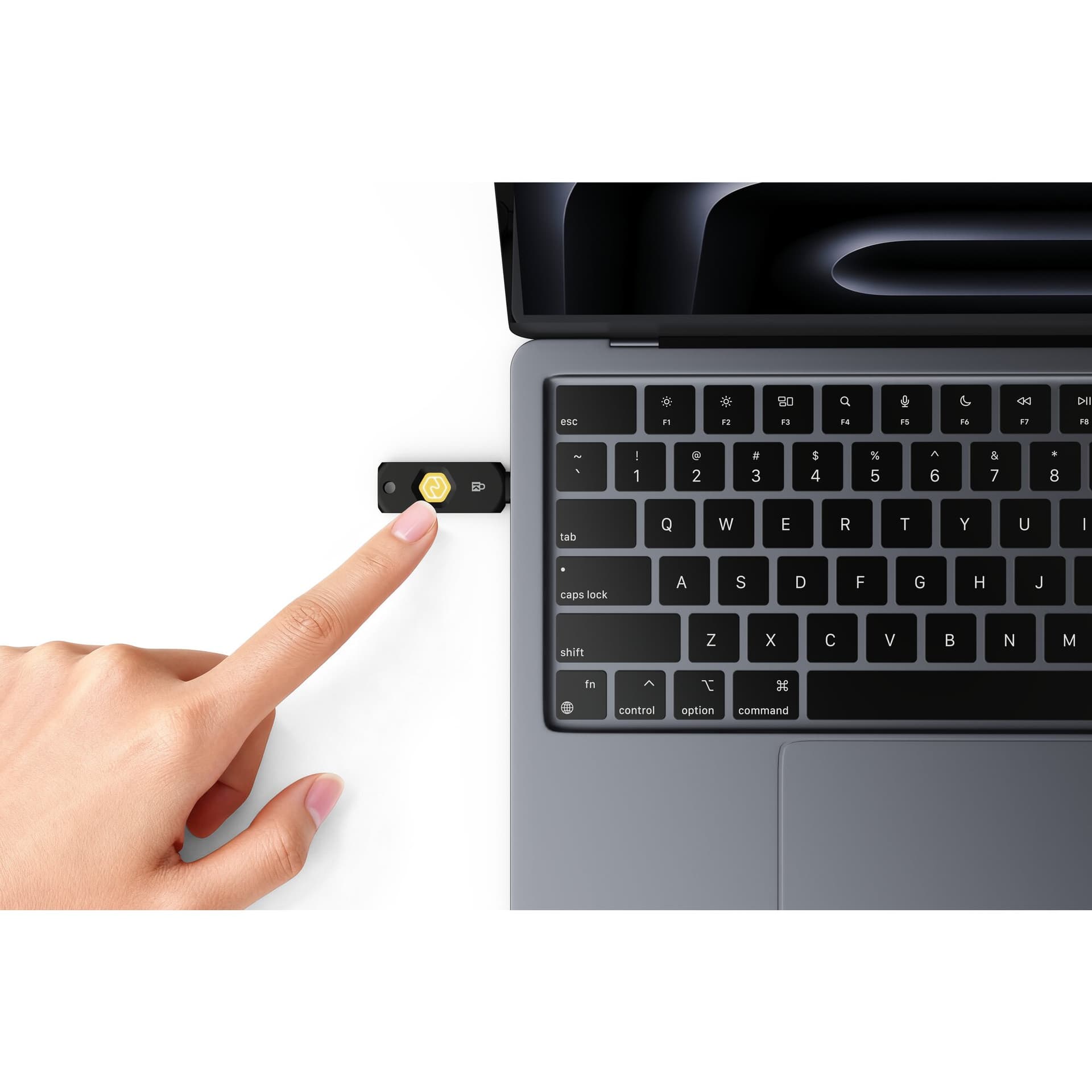 Kensington VeriMark NFC+ USB-C Chave de segurança, miniatura 7