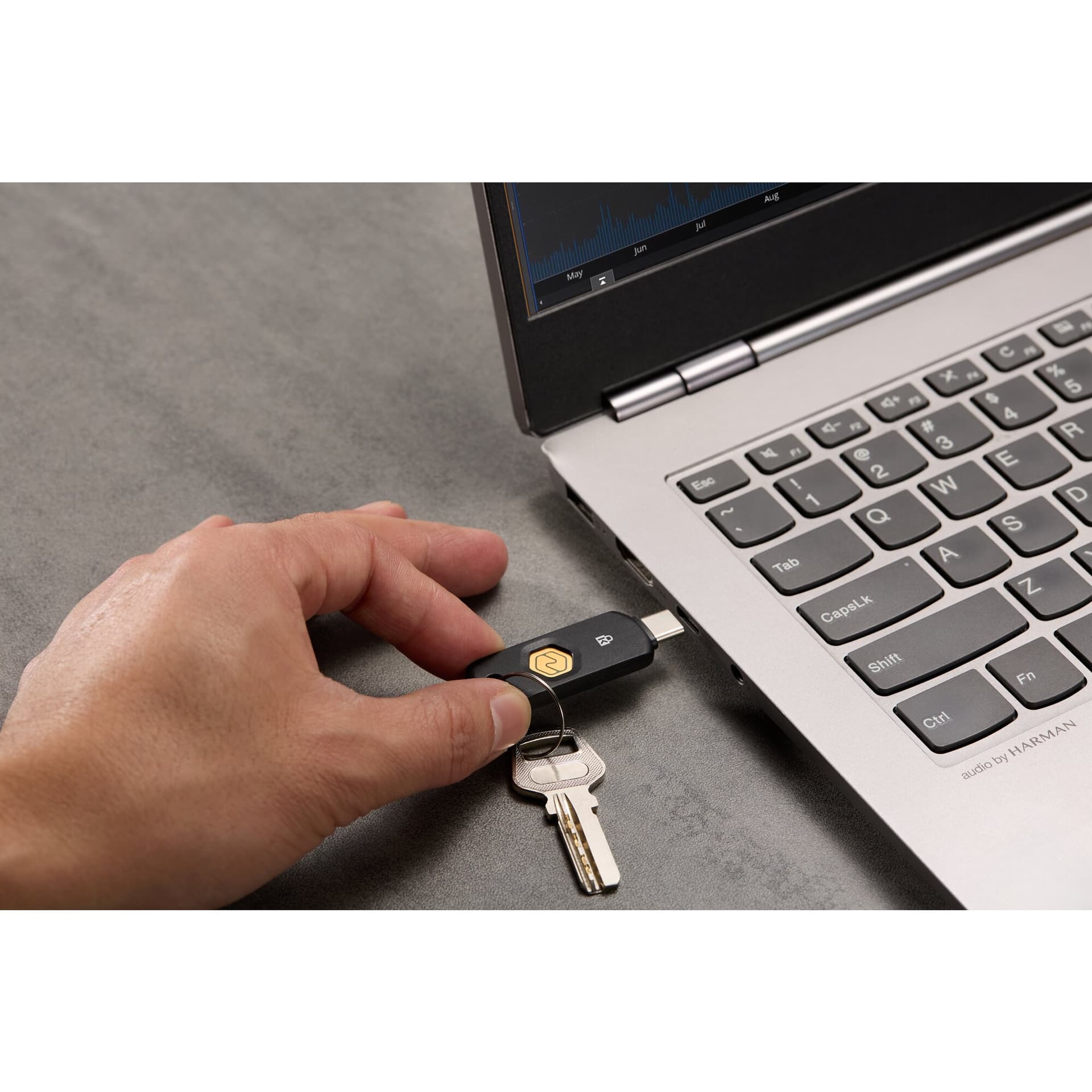 Kensington VeriMark NFC+ USB-C Chave de segurança, miniatura 9