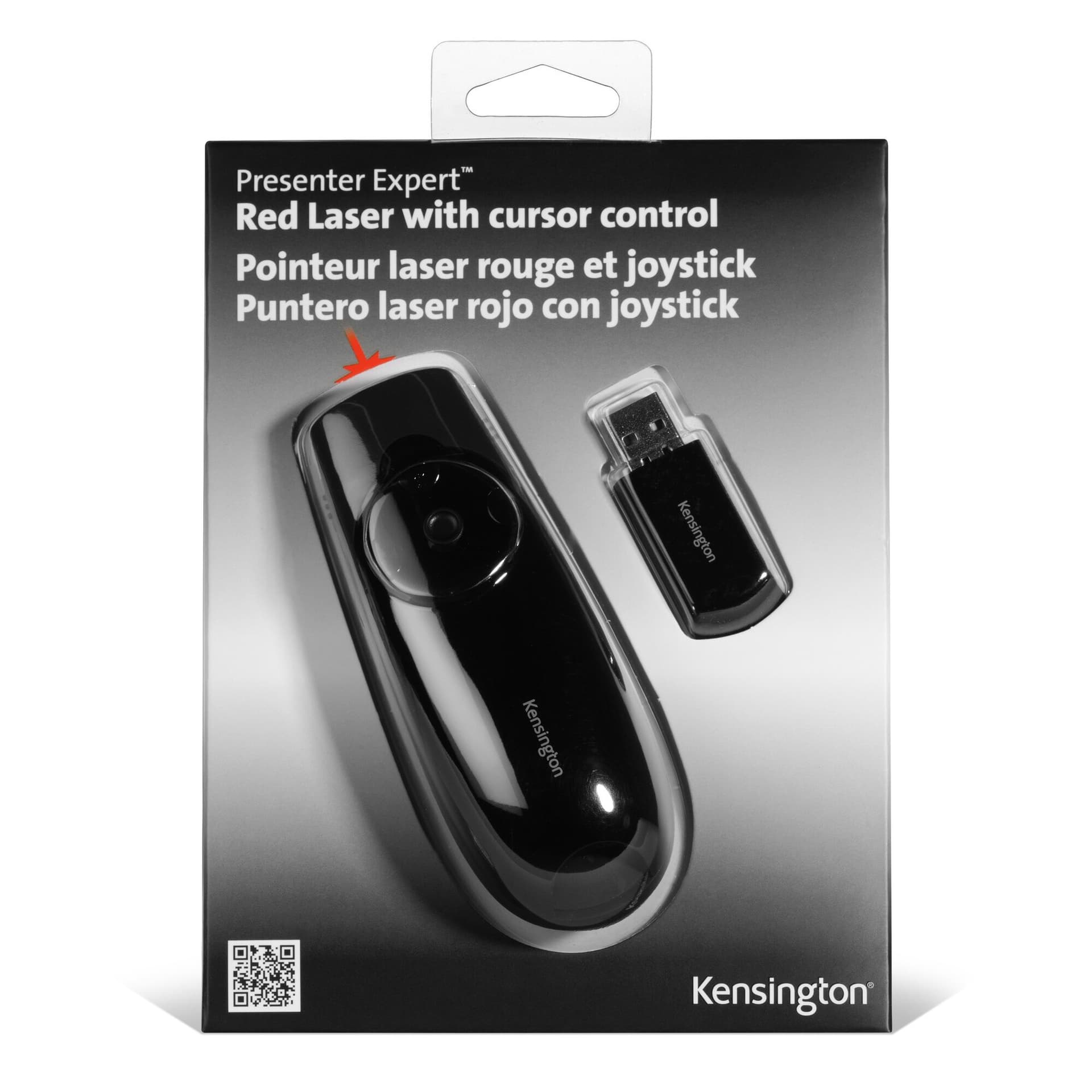 Kensington Apresentador Expert Controlo de cursor sem fios com laser vermelho — miniatura 9