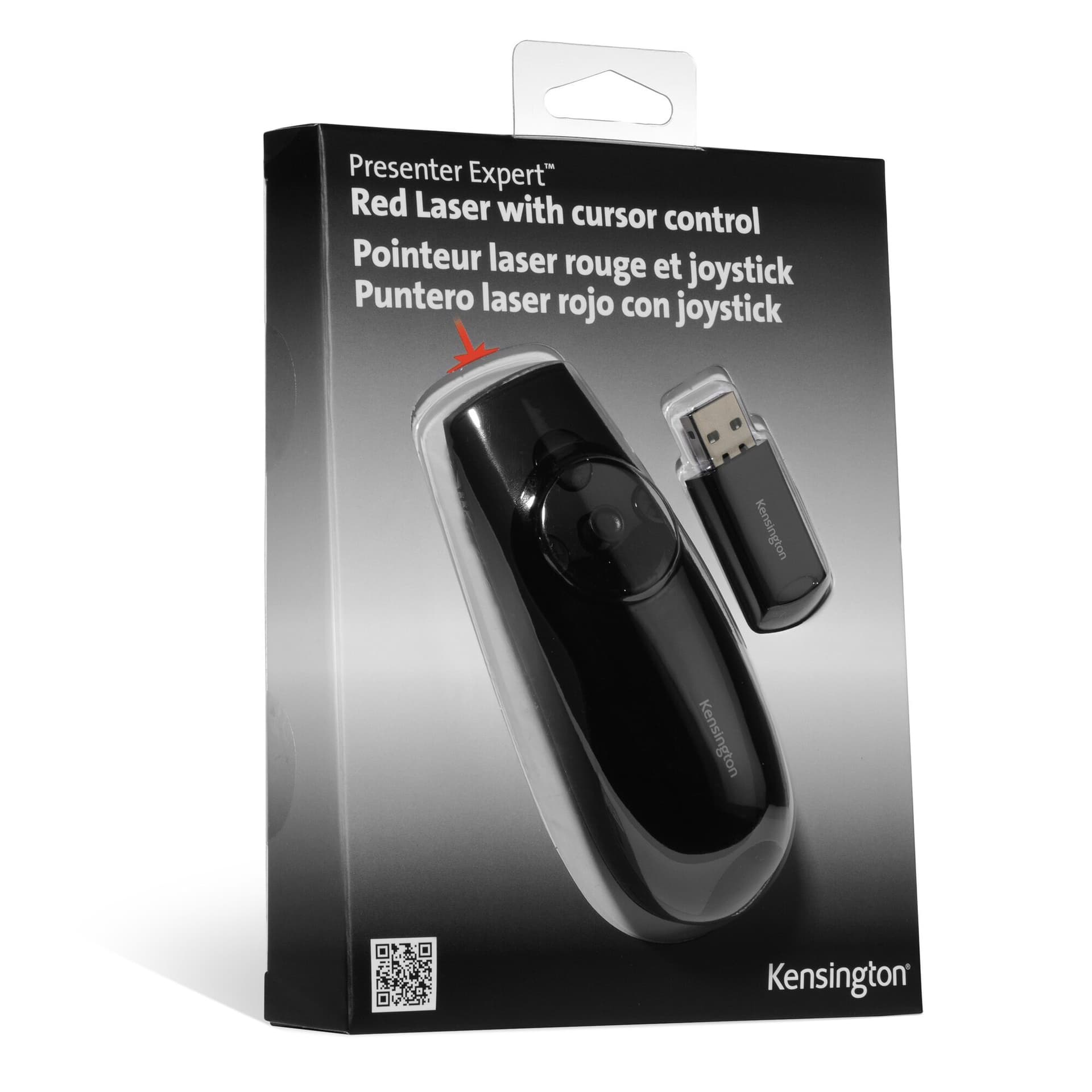 Kensington Apresentador Expert Controlo de cursor sem fios com laser vermelho — miniatura 10