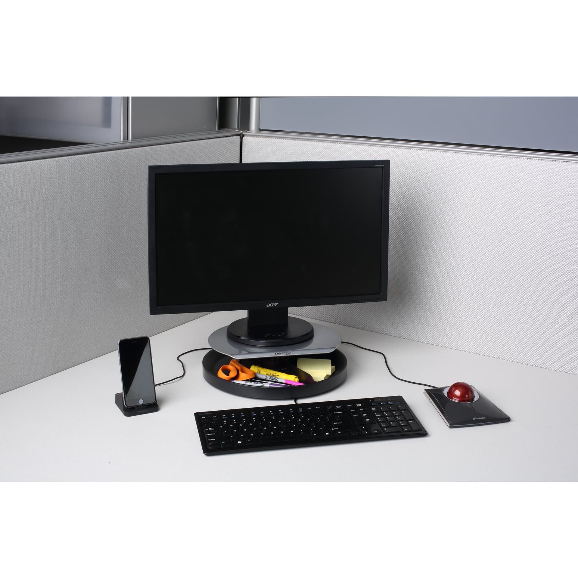 Kensington Spin2 Monitor Stand with SmartFit System - Plataforma - para Monitor — miniatura 3