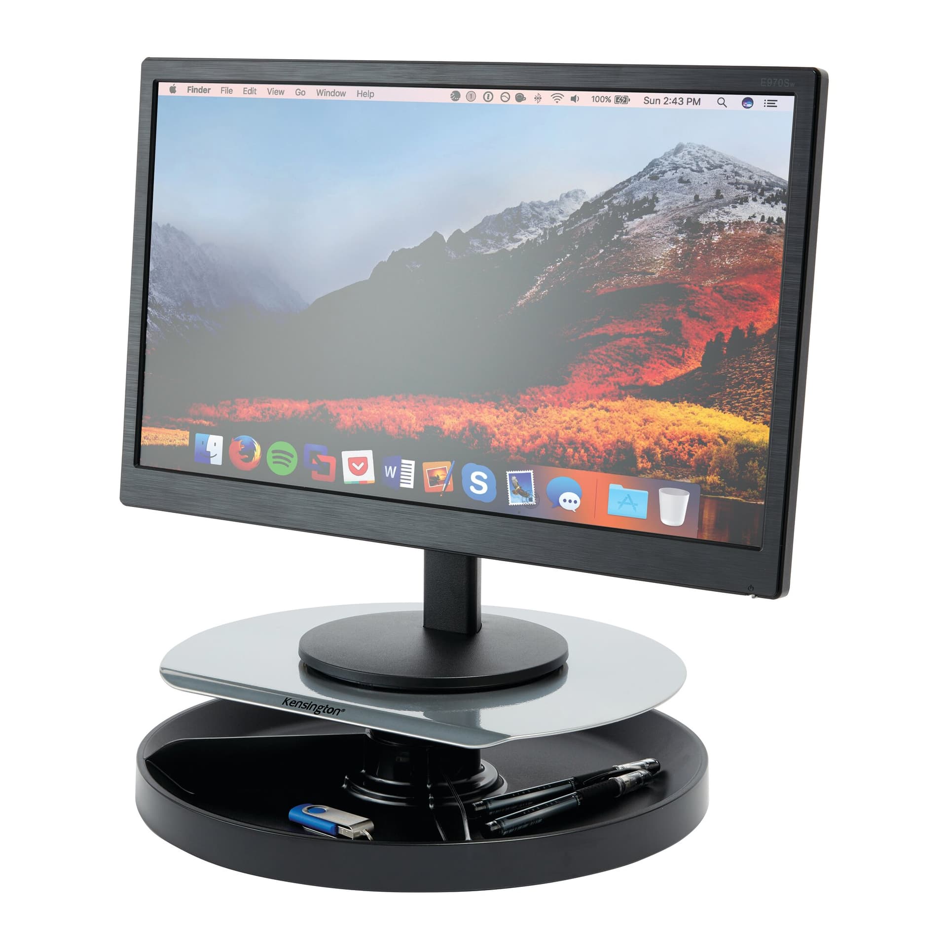 Kensington Spin2 Monitor Stand with SmartFit System - Plataforma - para Monitor — miniatura 4