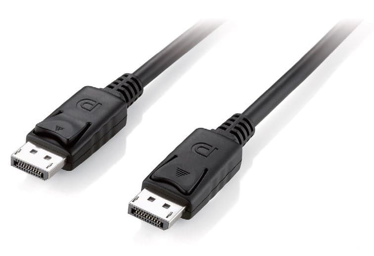 EQUIP CABO DISPLAYPORT 1.2 4K/60HZ M/M 1MT PRETO — miniatura 1