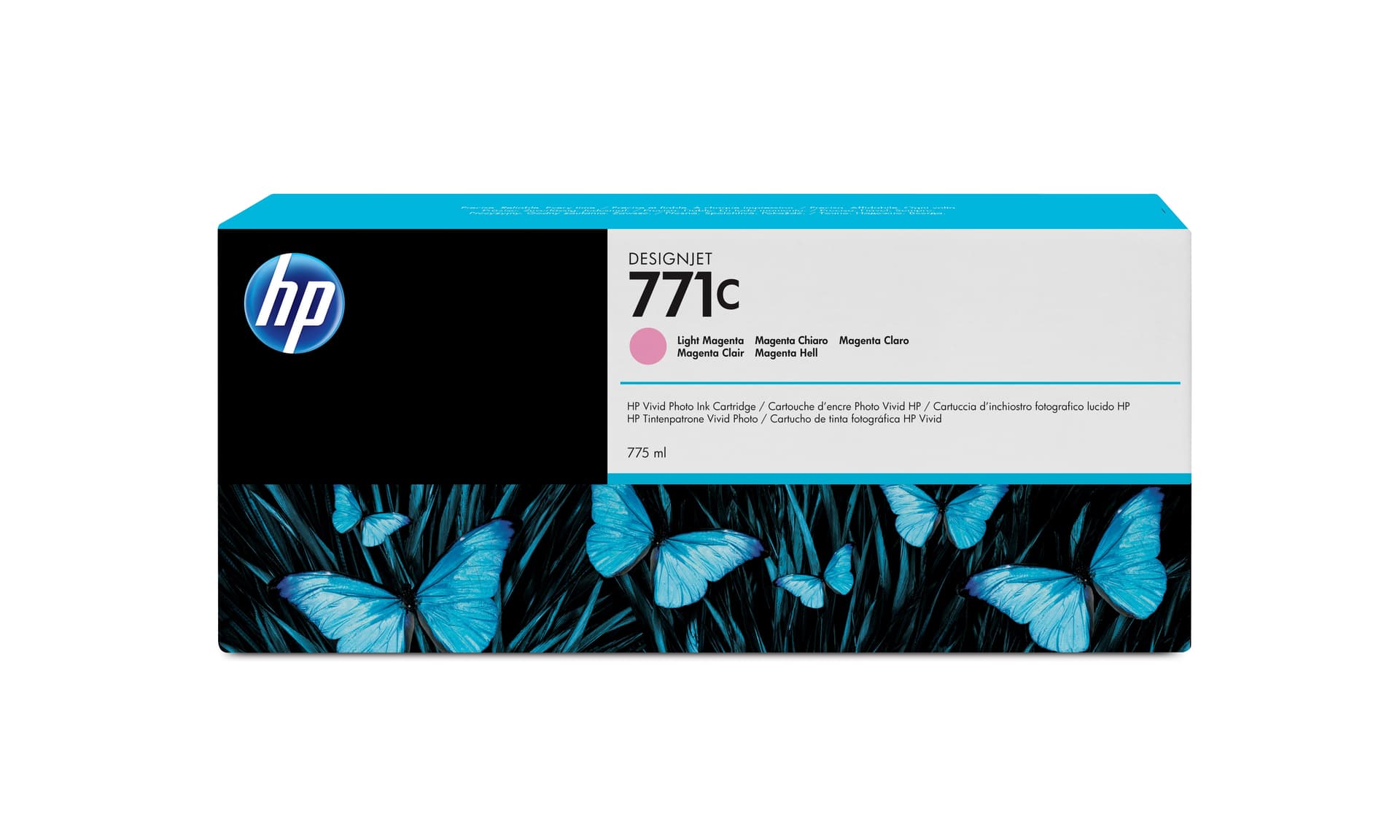 HP Tinteiro DesignJet 771C Magenta Claro de 775 ml — miniatura 1