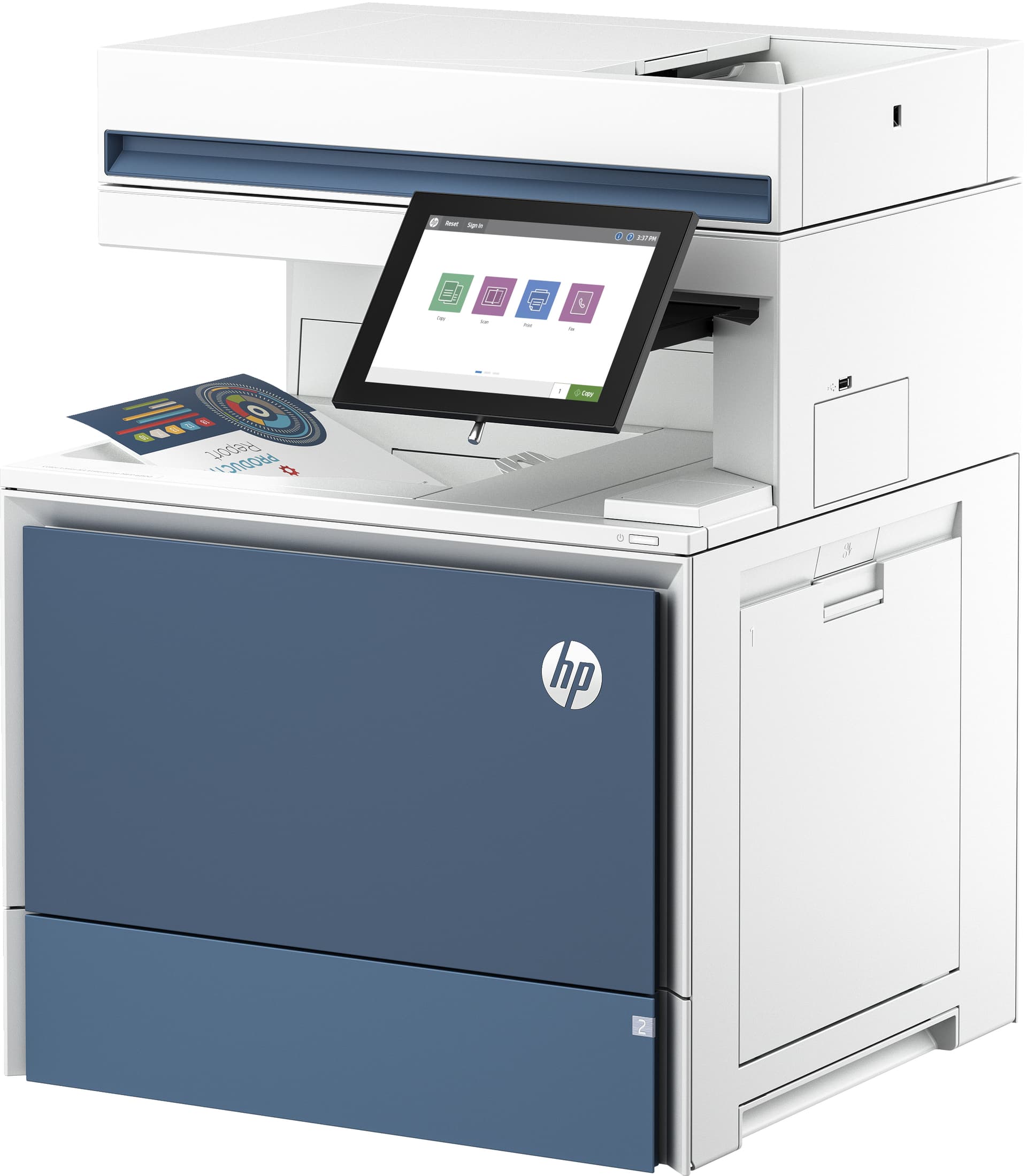 HP Color LaserJet Enterprise Multifunções 6800dn, miniatura 4