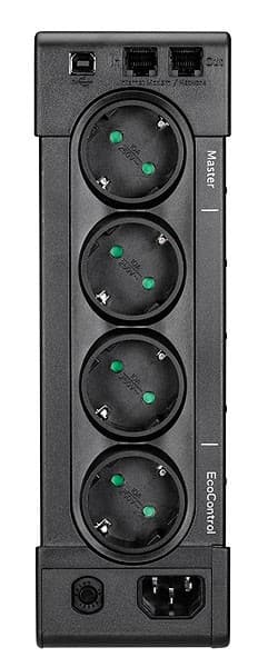 Eaton Ellipse PRO 850 - UPS - AC 230 V - 510 watt - 850 VA - 9 Ah - USB - conectores de saída: 4 - 2U - 19" — miniatura 3
