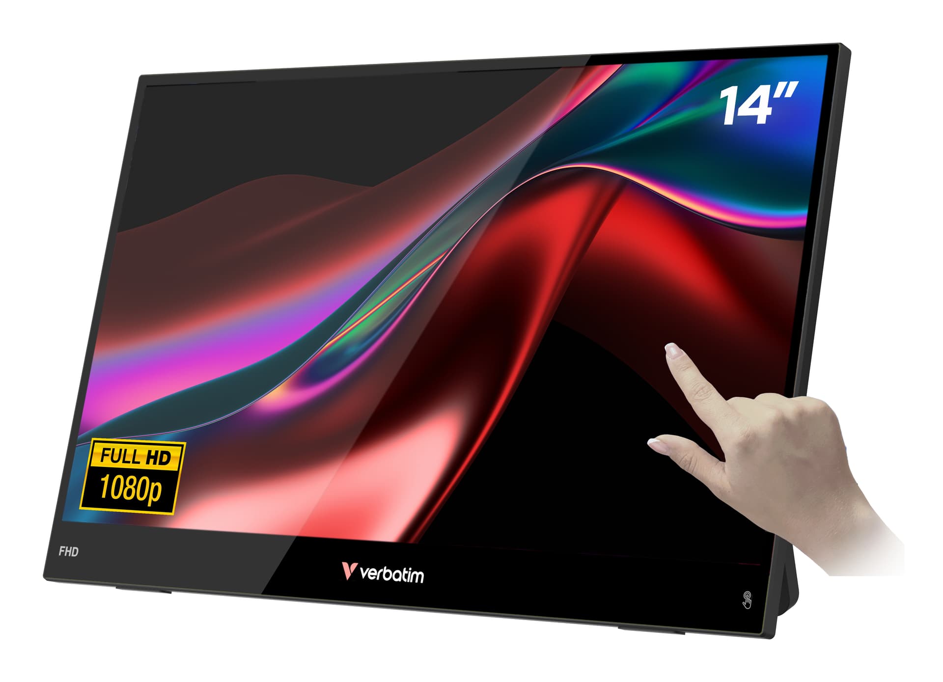 Verbatim Portable 14" FHD Touch Monitor LIGHT — miniatura 1