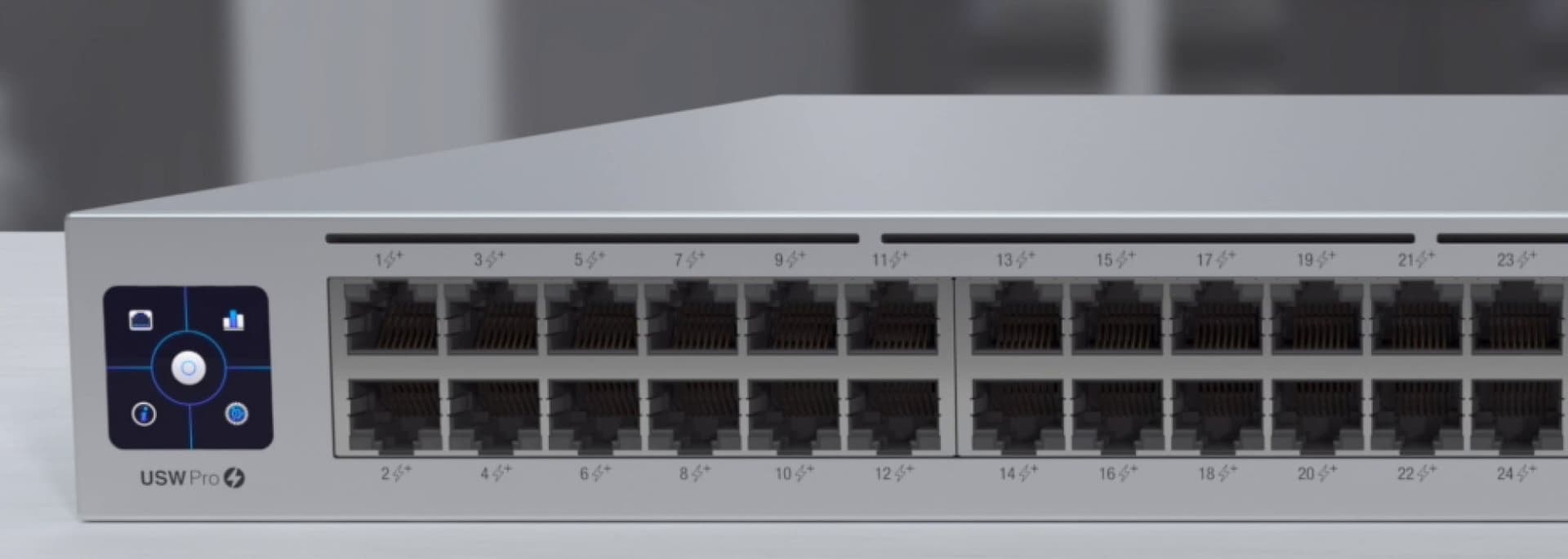 Ubiquiti Networks UniFi Pro 48-Port PoE - Managed - L2/L3 - Gigabit Ethernet (10/100/1000) - Power over Ethernet (PoE) - Rack mounting - 1U (USW-PRO-48-POE), miniatura 6
