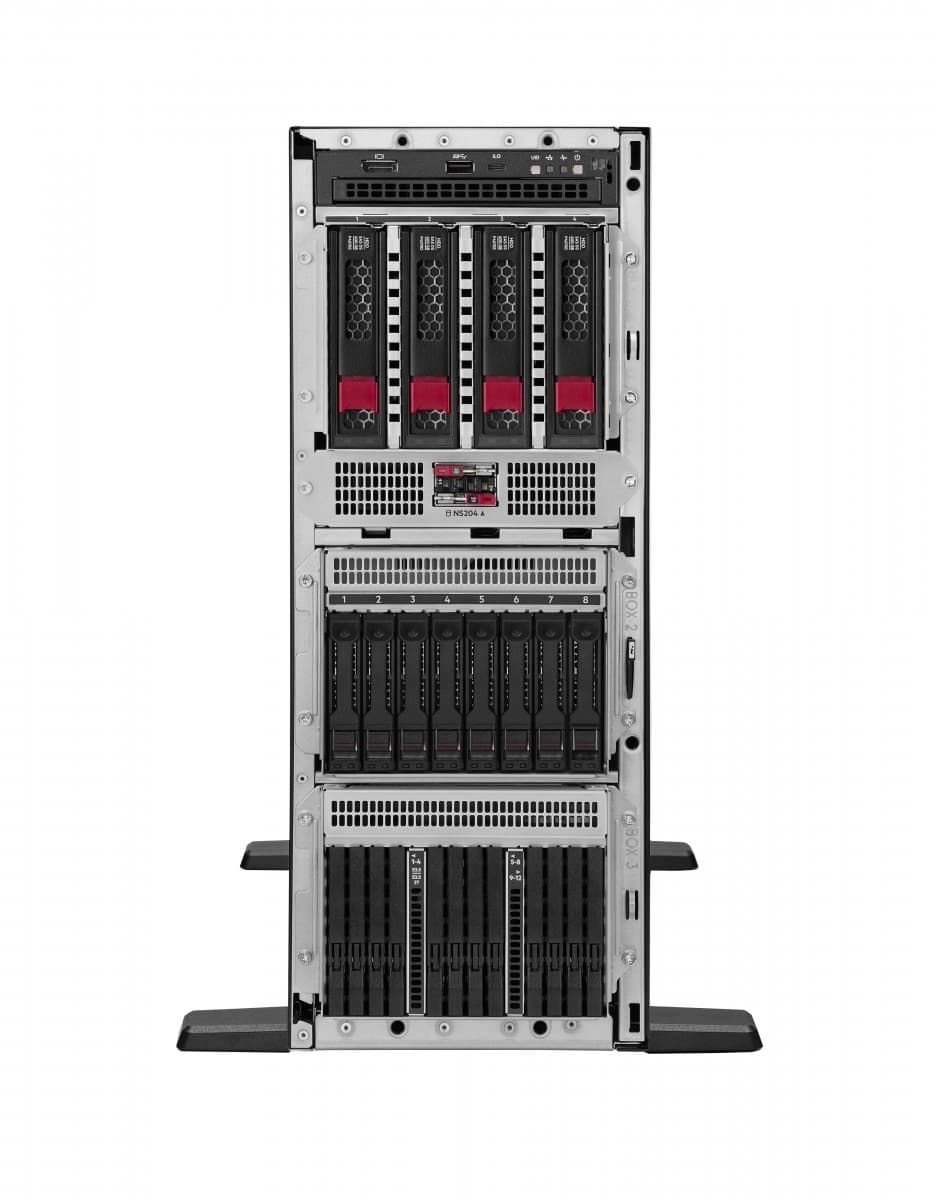 HPE ProLiant Compute ML350 Gen12 6515P 16c 1x64GB-R 8SFF MR408i-o 2x480GB SSD 2x1000W PS EU Server — miniatura 3
