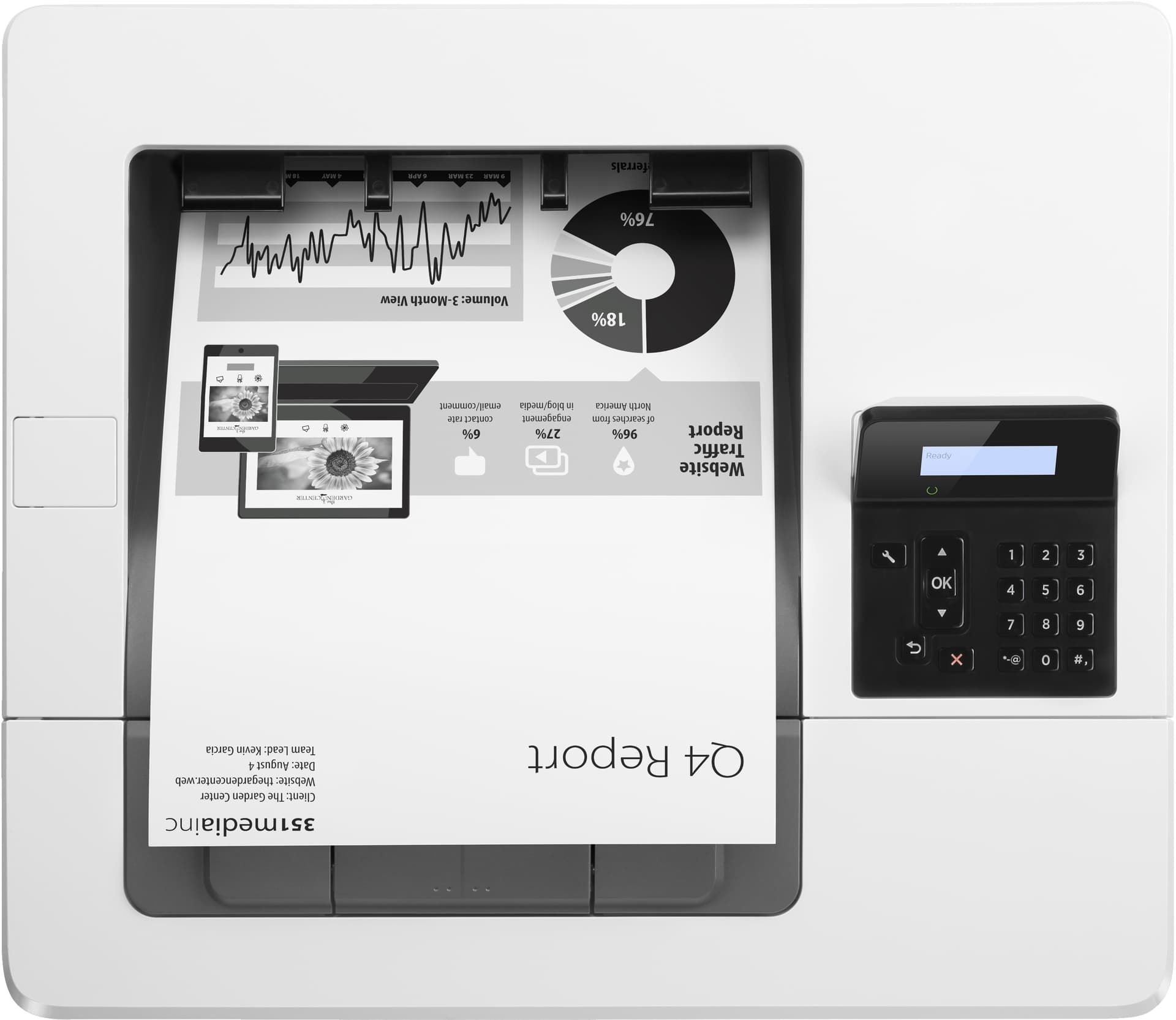 HP LaserJet Pro M501dn, miniatura 8