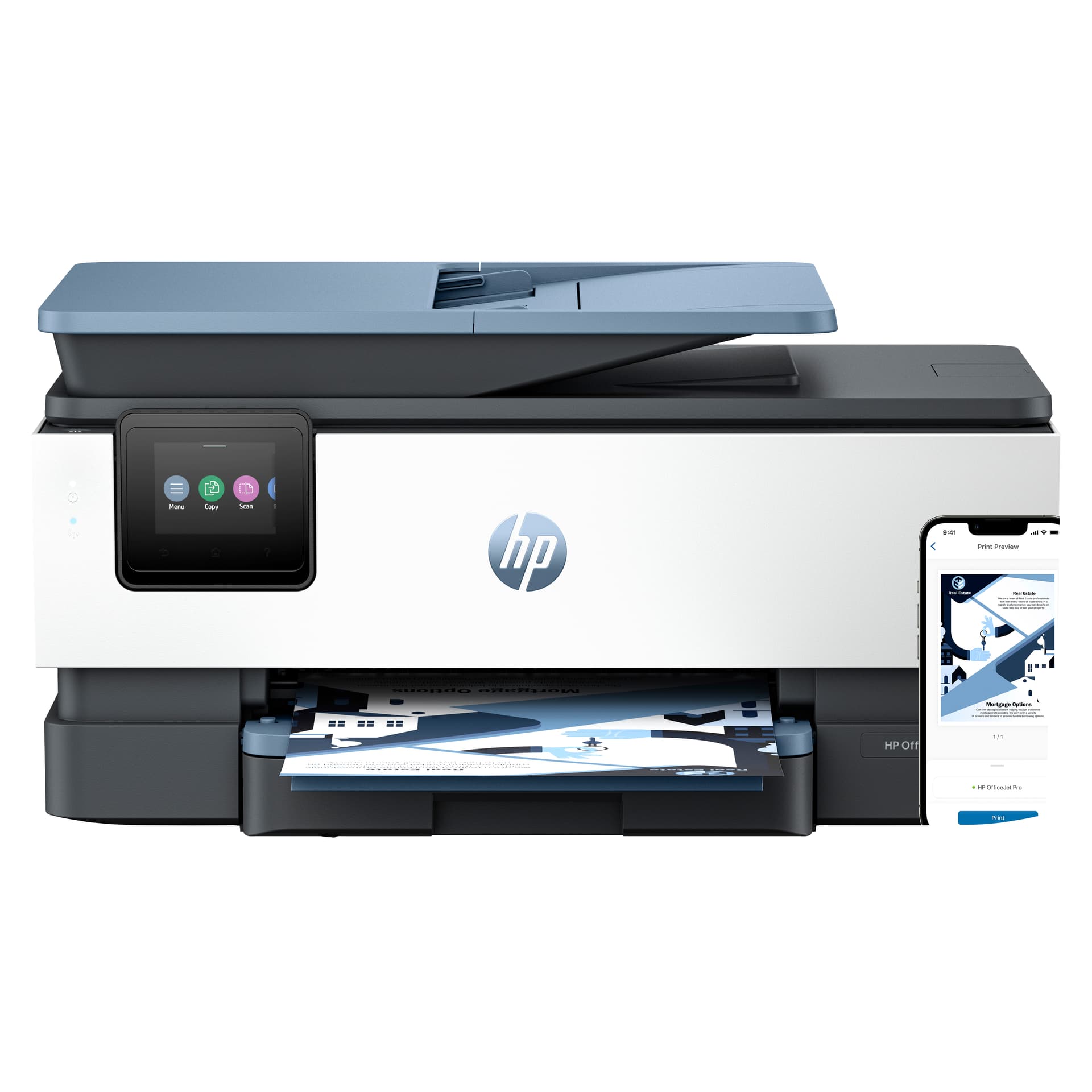 HP OfficeJet Pro 8125e Sem fios All-in-One Cor Impressora, Instant Ink; Impressão frente e verso — miniatura 1