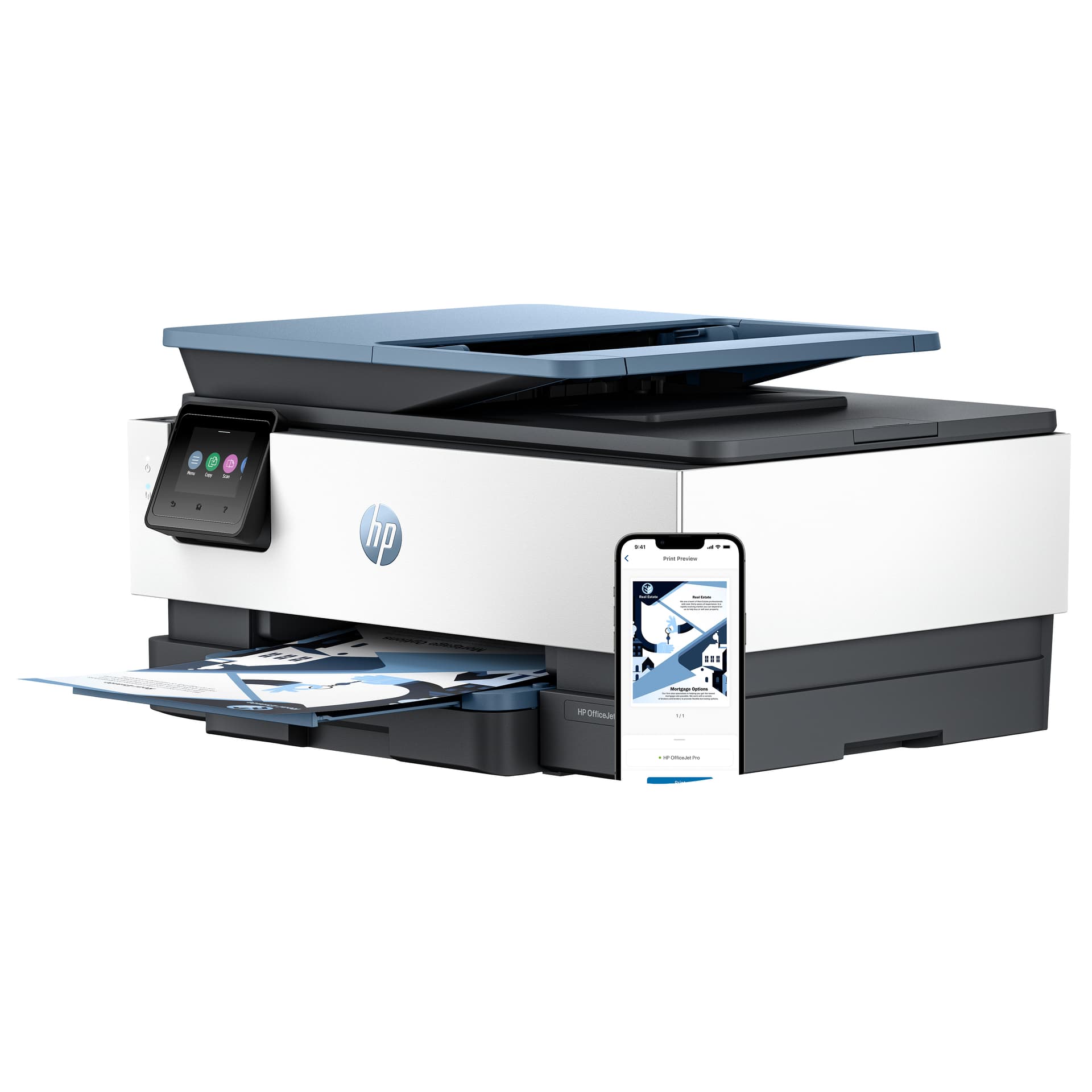 HP OfficeJet Pro 8125e Sem fios All-in-One Cor Impressora, Instant Ink; Impressão frente e verso — miniatura 6
