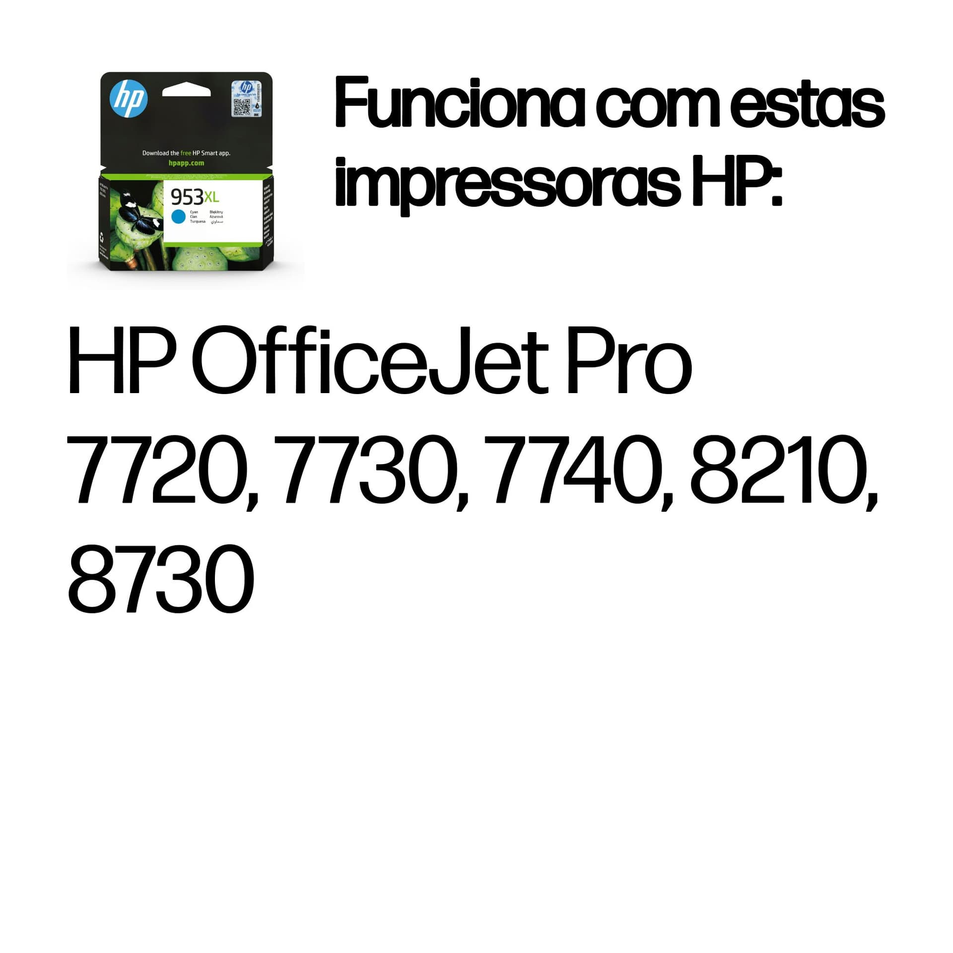 HP Tinteiro original 953XL Ciano de elevado rendimento — miniatura 2