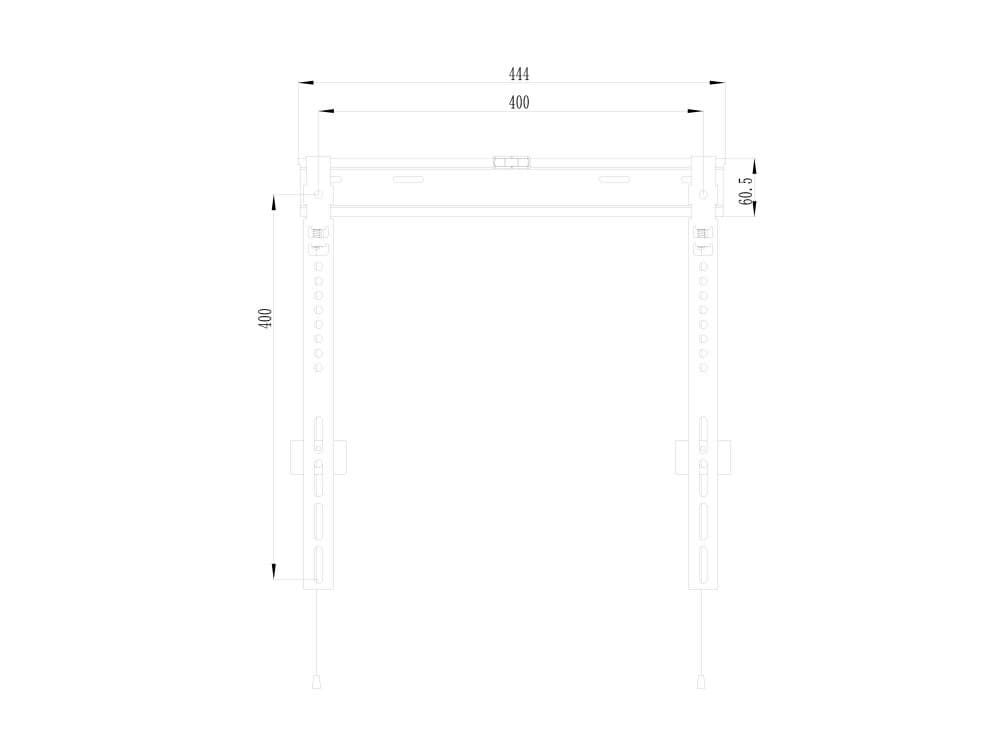 EQUIP ERGO SUPORTE PAREDE TV 32" 55" FIXO 650363 — miniatura 5