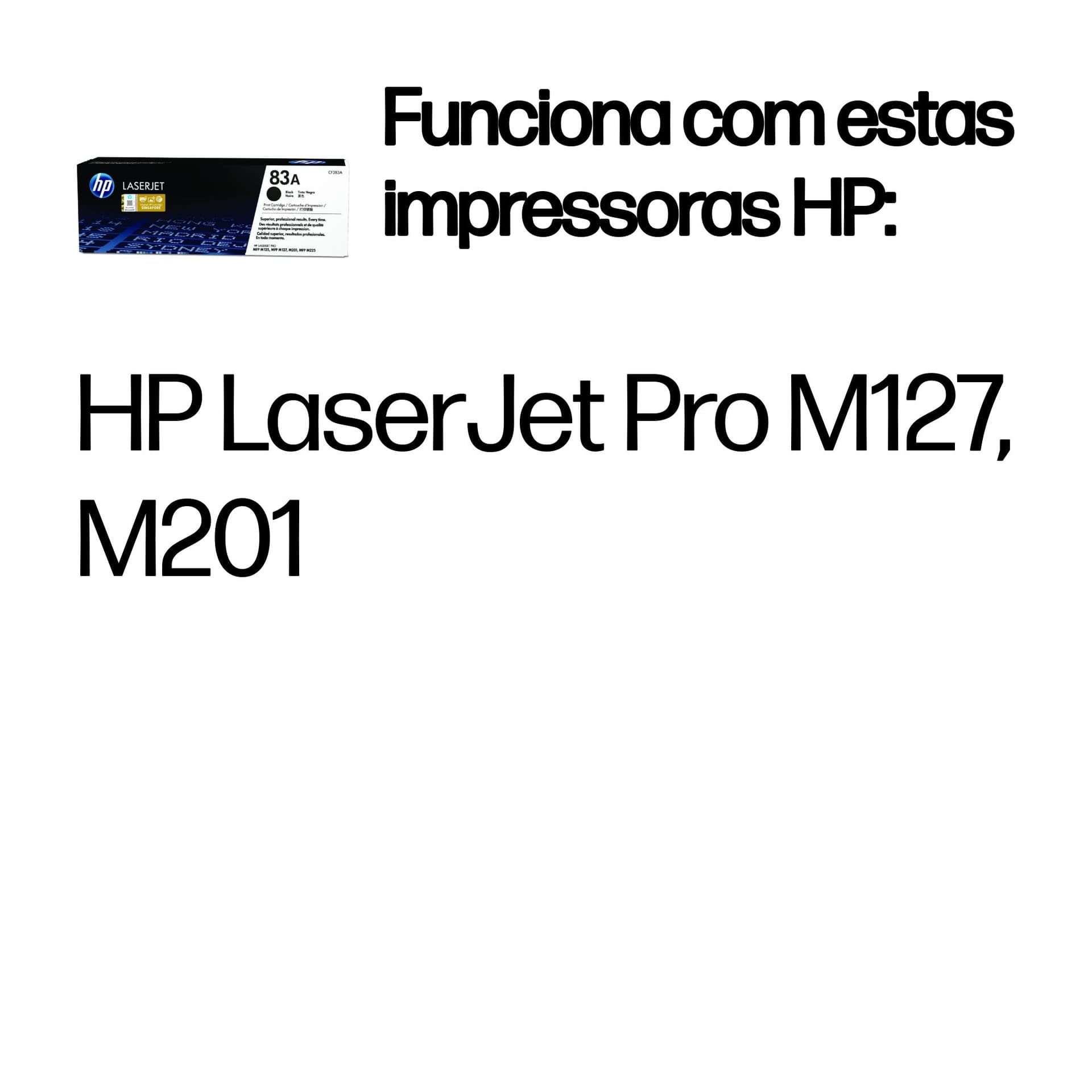 HP Toner LaserJet Original 83A Preto — miniatura 2
