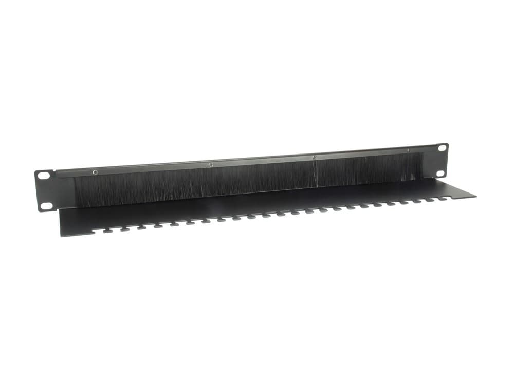 EQUIP PAINEL ESCOVA 1U 19" PRETO — miniatura 4