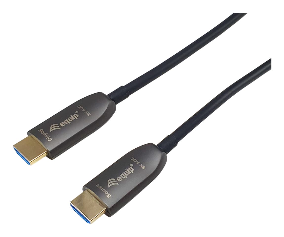 Equip 119422 Cabo blindado ótico ativo HDMI 2.1, 50m, 8K/60Hz, 4K/120Hz, 48Gbps — miniatura 3