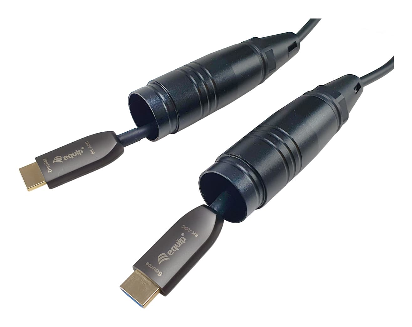 Equip 119422 Cabo blindado ótico ativo HDMI 2.1, 50m, 8K/60Hz, 4K/120Hz, 48Gbps — miniatura 6