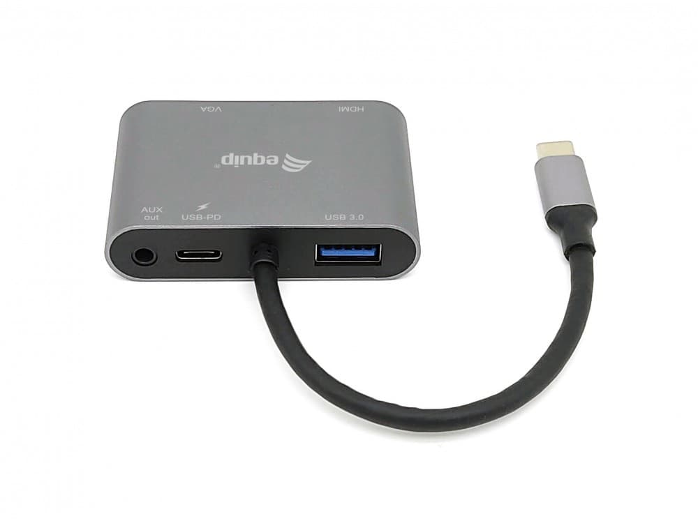 EQUIP LIFE DOCK USB-C 1xHDMI 4K 1xVGA 1xUSB3.0 PD 100W #PROMO# — miniatura 2