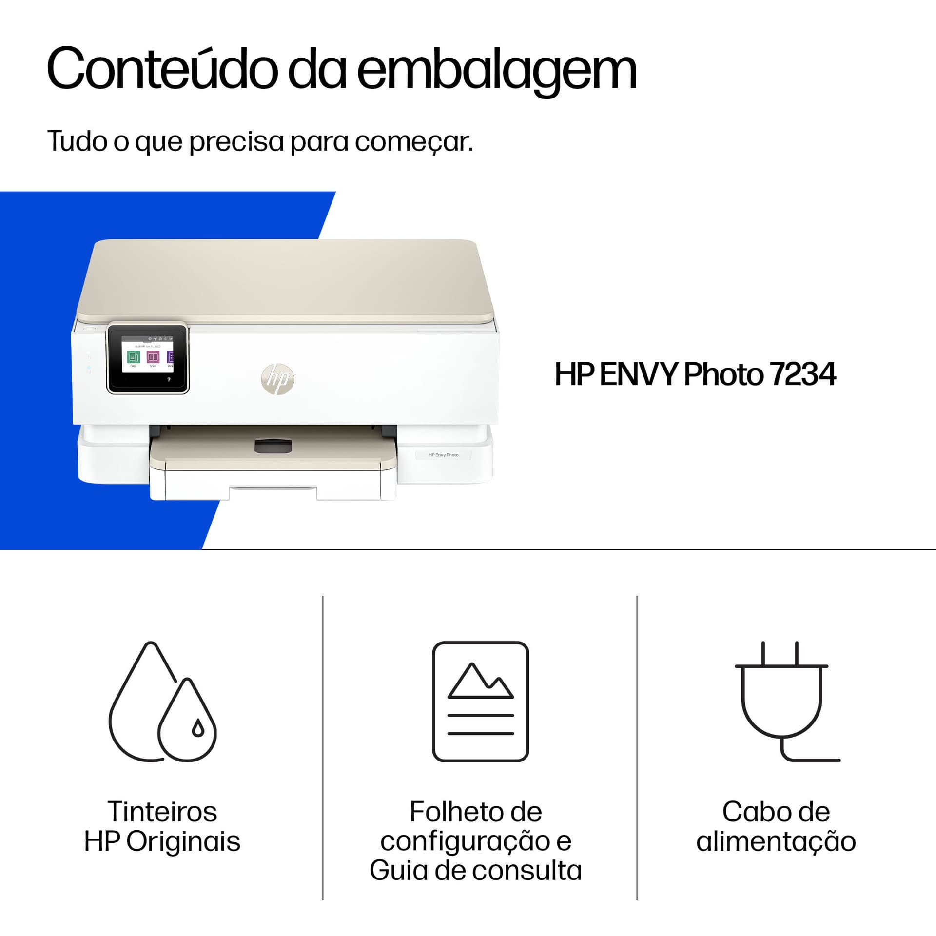 HP ENVY Photo Envy 7234 Sem fios All-in-One Cor Impressora — miniatura 4