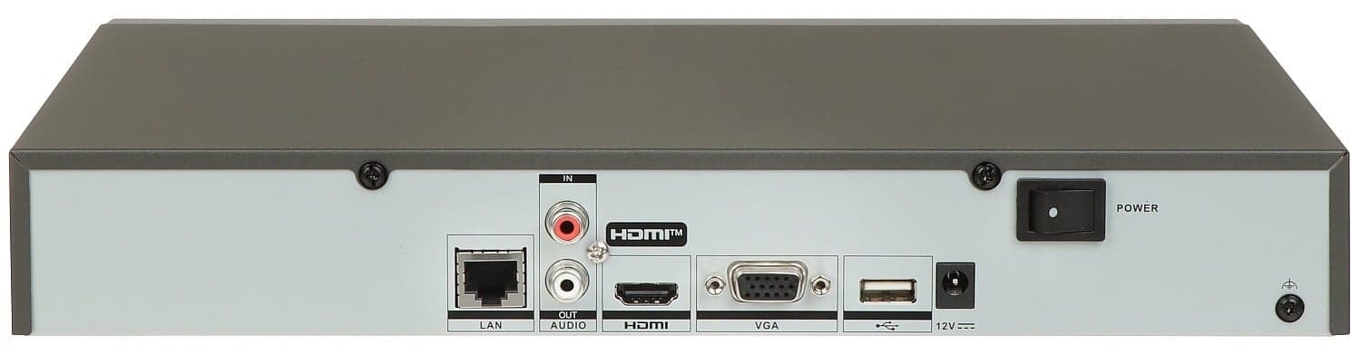 Hikvision DS-7604NXI-K1(D) 4-canais 1U gravador de rede K Series AcuSense 4K, miniatura 4
