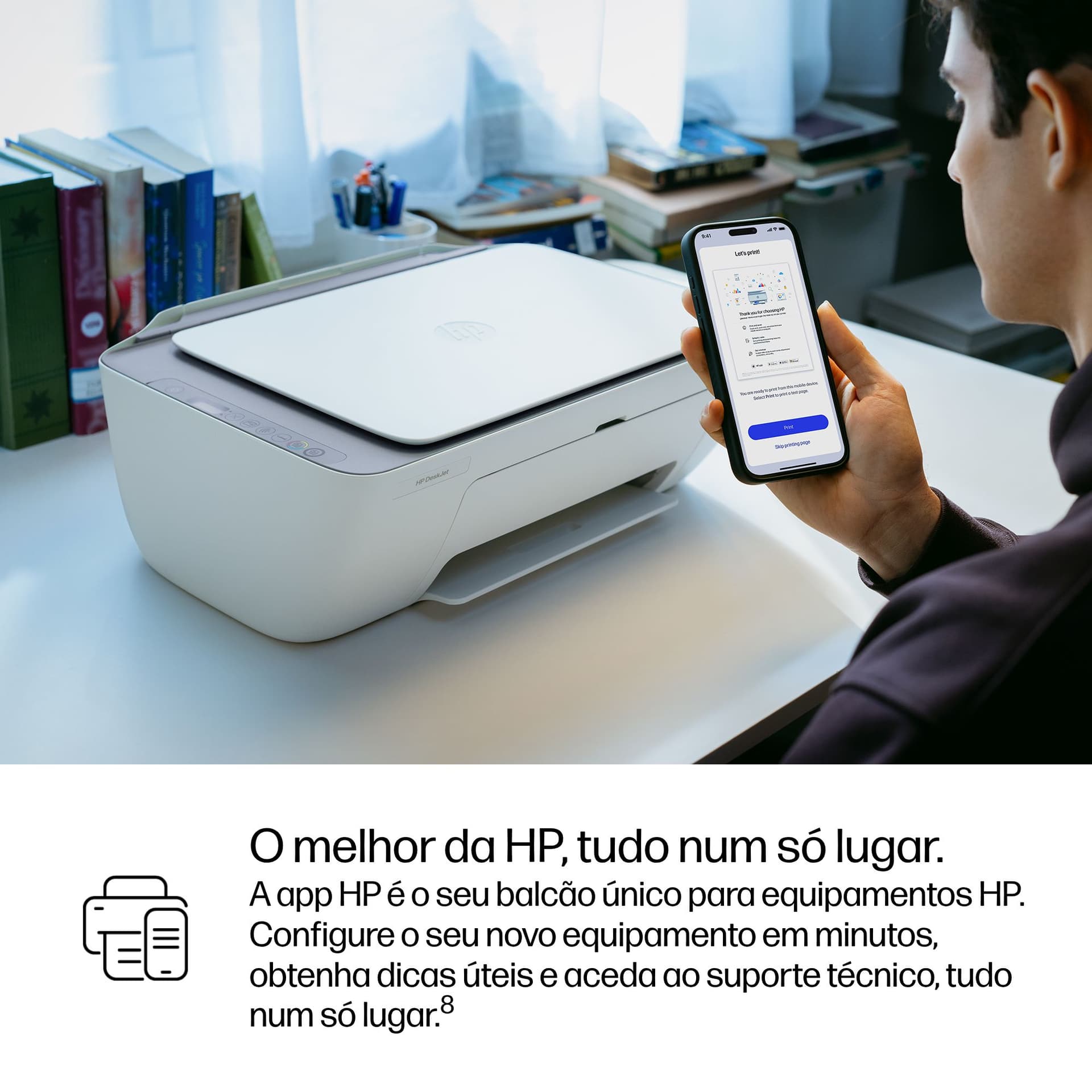 HP DeskJet 2922 Sem fios All-in-One Cor Impressora, miniatura 16