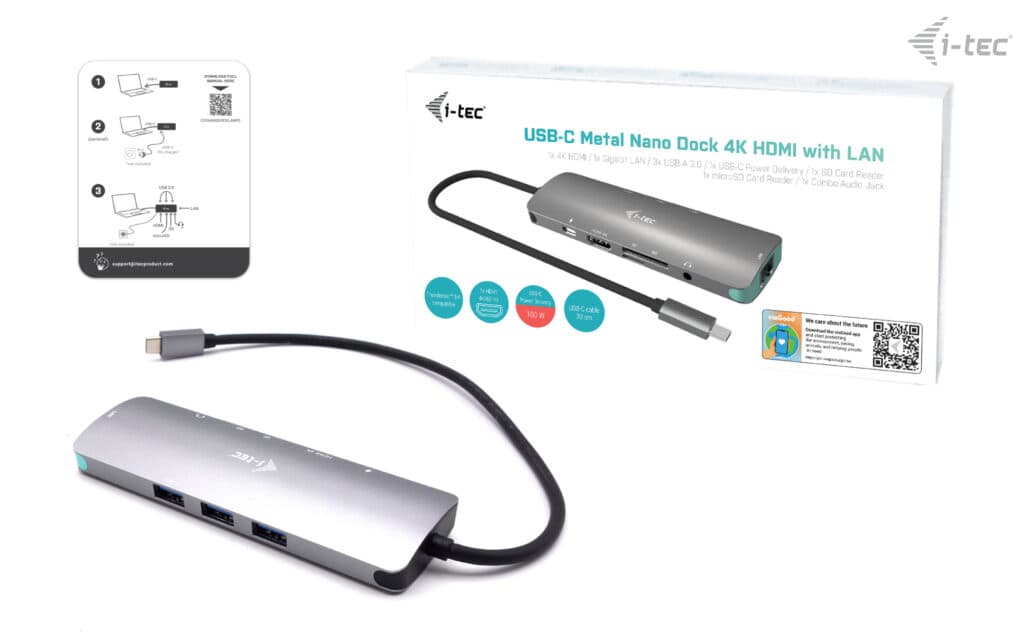 i-tec Metal C31NANODOCKLANPD, miniatura 9