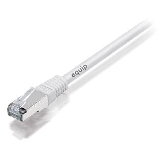 EQUIP CHICOTE CAT6A S/FTP 3M BRANCO — miniatura 1