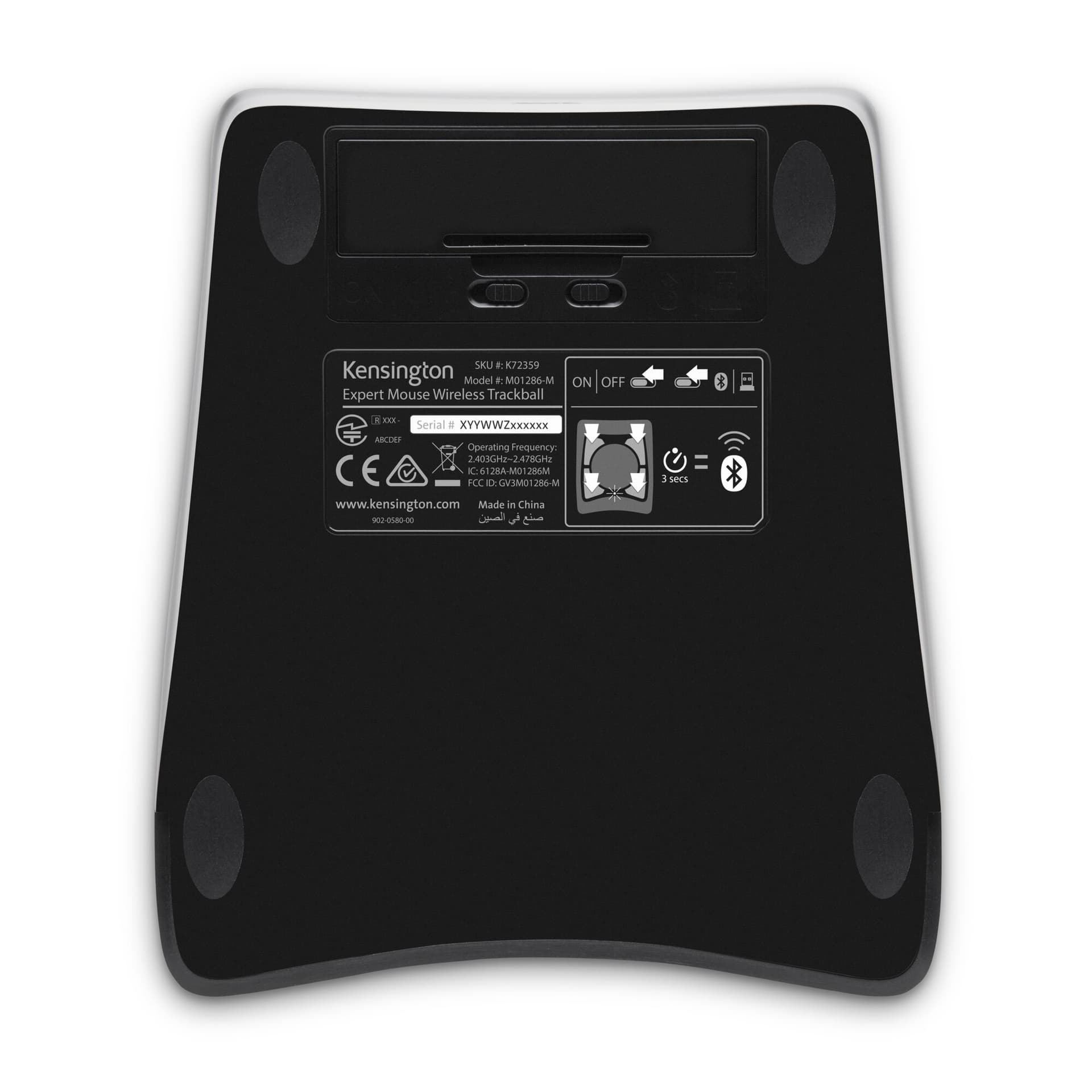 Kensington Trackball sem fios Expert Mouse, miniatura 2
