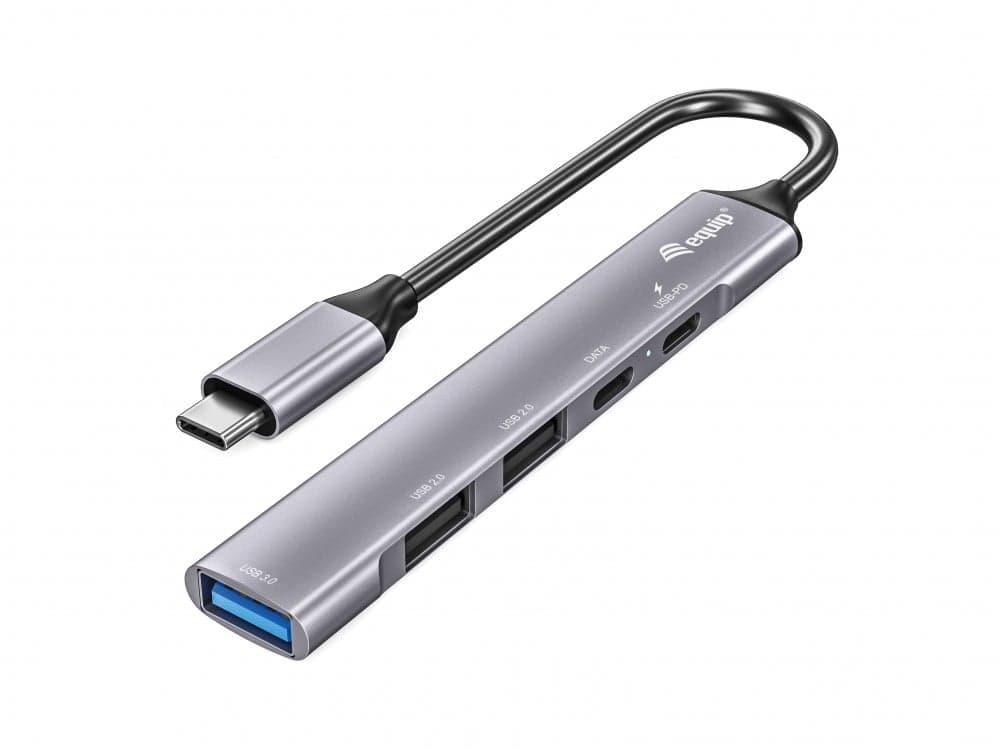 EQUIP LIFE HUB USB-C 5PORT 2xUSB2 1xUSB3 1xUSB-C PD100W — miniatura 1