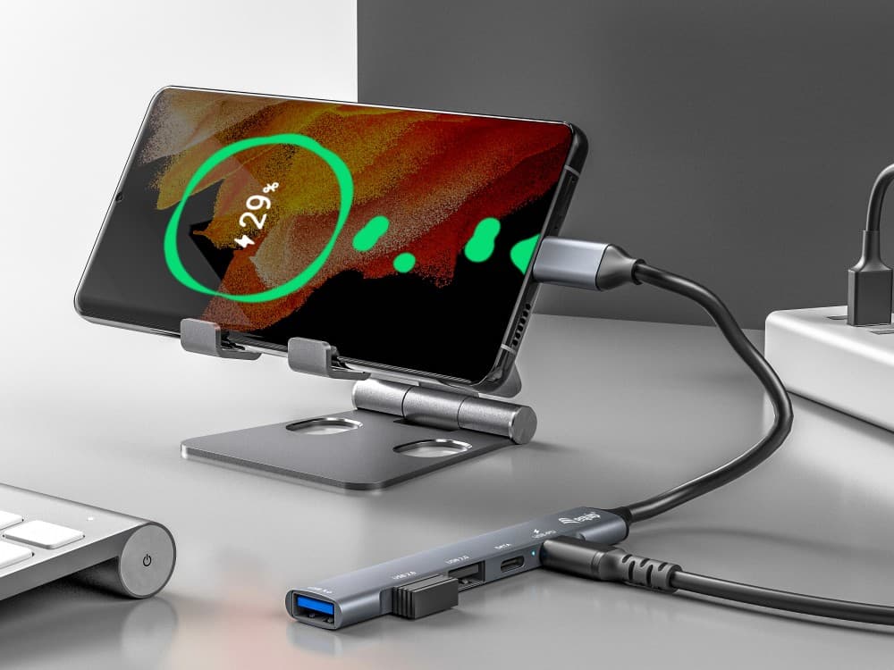 EQUIP LIFE HUB USB-C 5PORT 2xUSB2 1xUSB3 1xUSB-C PD100W — miniatura 3