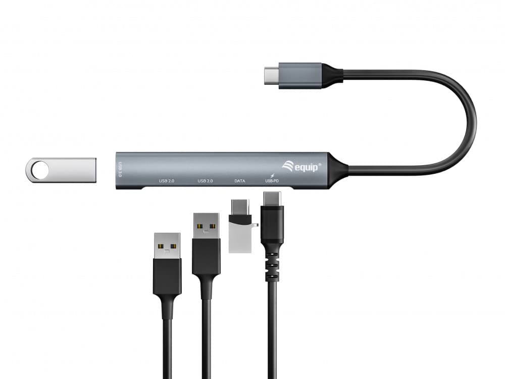 EQUIP LIFE HUB USB-C 5PORT 2xUSB2 1xUSB3 1xUSB-C PD100W — miniatura 5