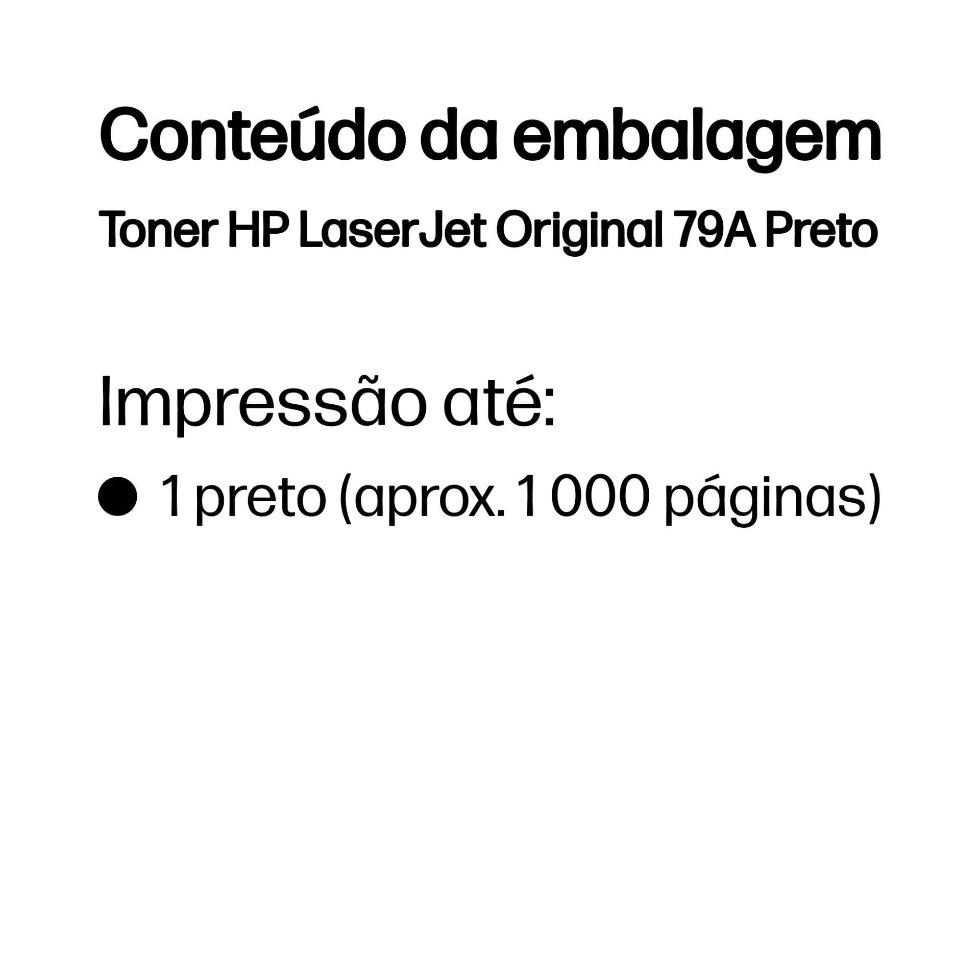 HP Toner LaserJet Original 79A Preto — miniatura 3