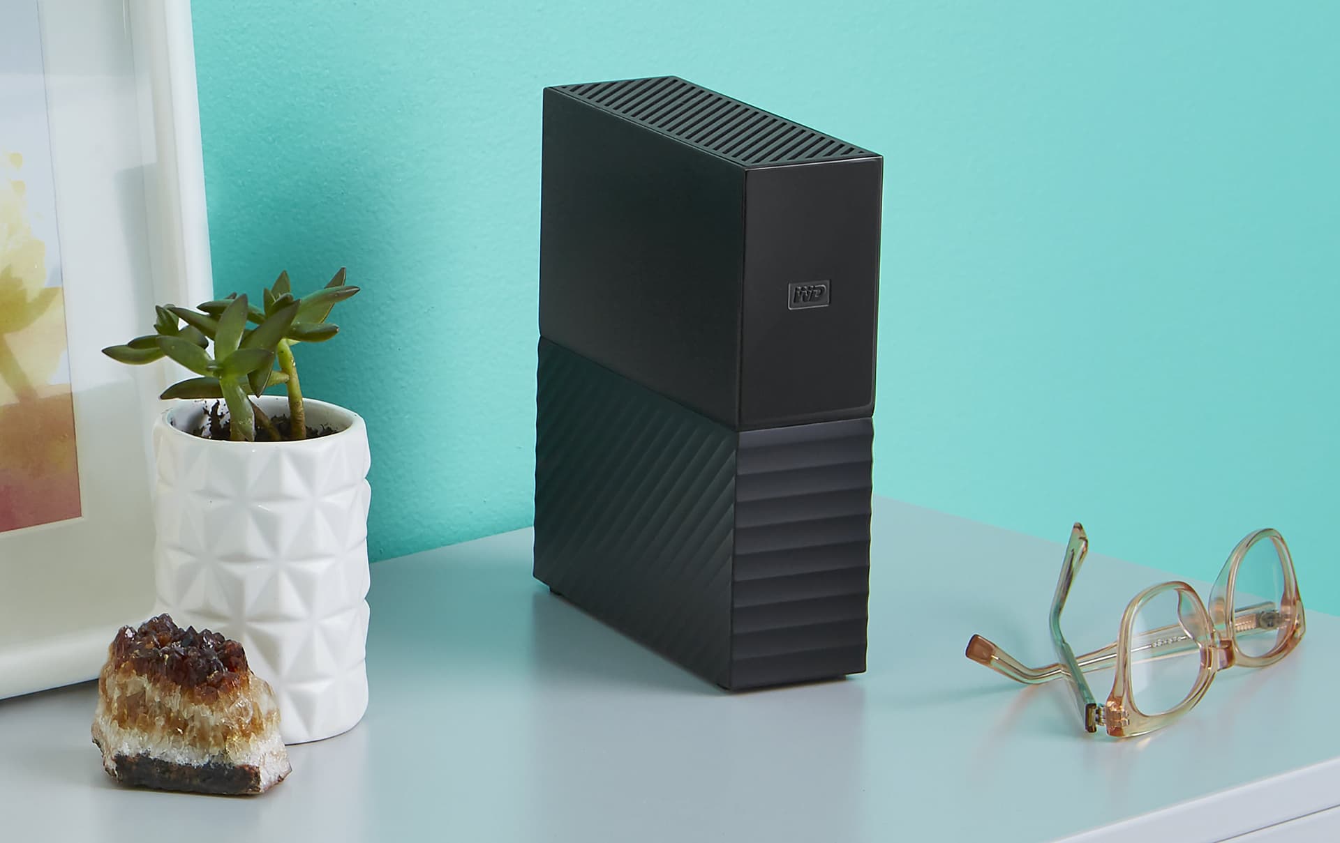 WD My Book WDBBGB0080HBK - Disco rígido - encriptado - 8 TB - externa (desktop) - USB 3.0 - 256-bits AES - preto — miniatura 5
