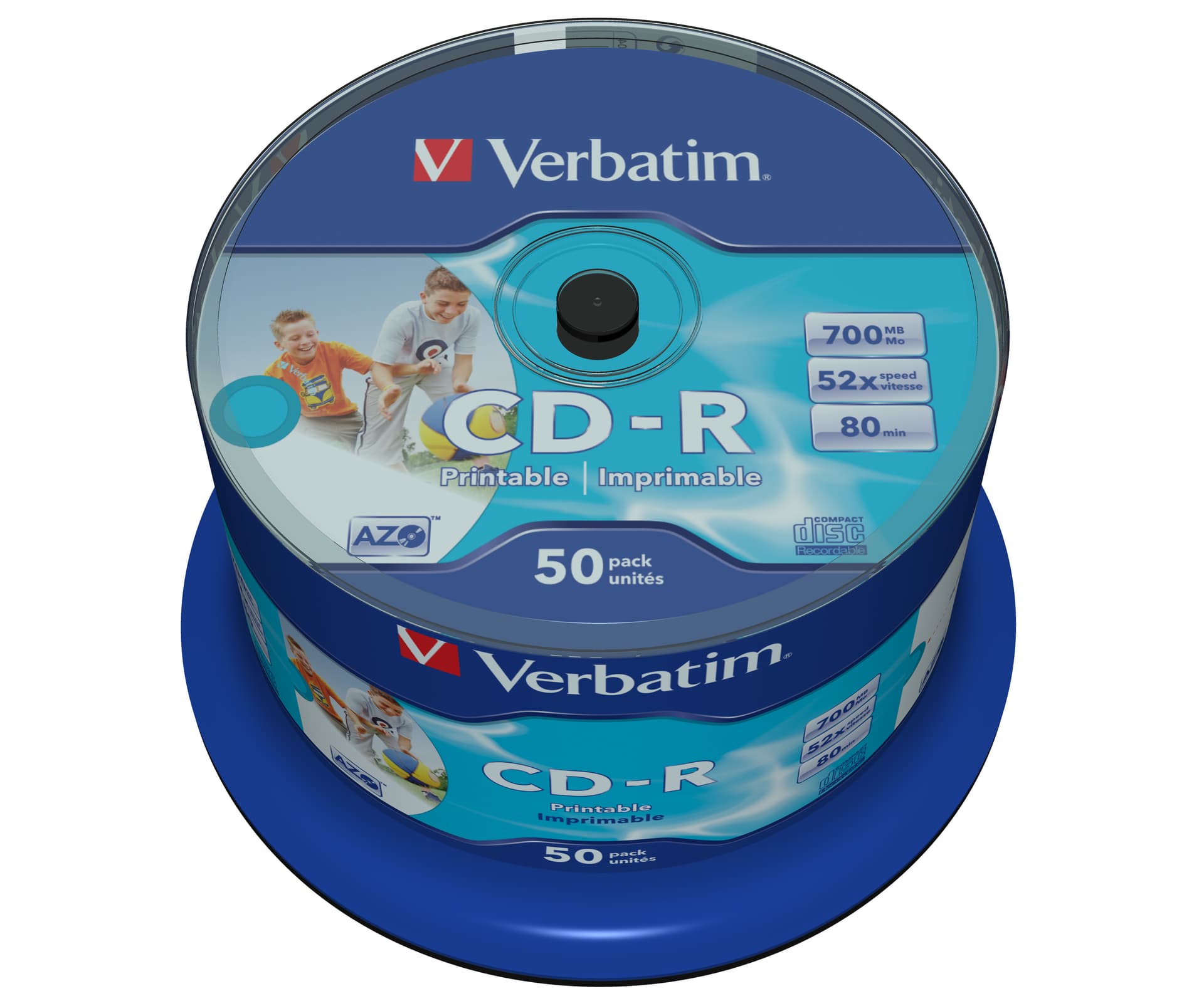 Verbatim CD-R AZO Wide Inkjet Printable no ID — miniatura 2