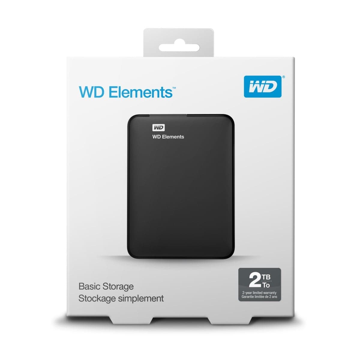 WD Elements Portable WDBU6Y0020BBK - Disco rígido - 2 TB - externa (portátil) - USB 3.0 — miniatura 9